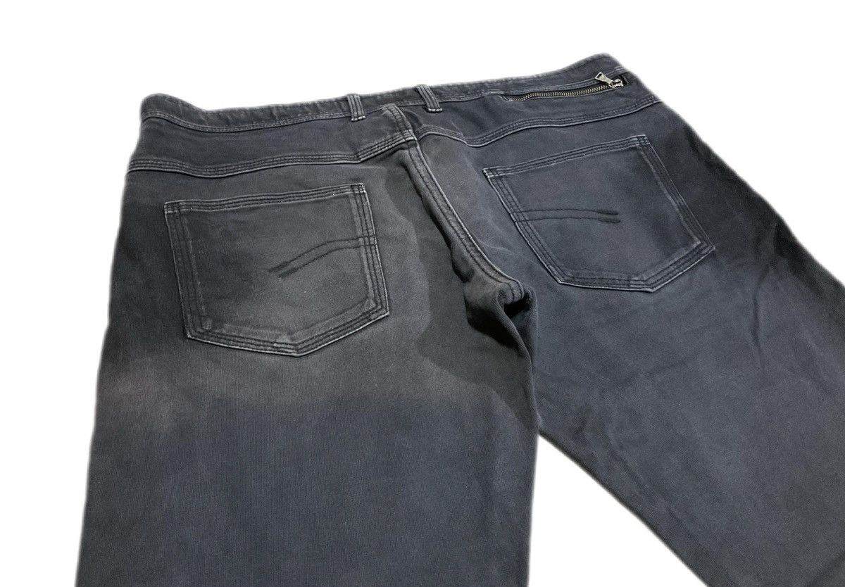 If Six Was Nine × Japanese Brand × Neil Barrett 🔥Archived Neil Barret Black Waxed Denim Zipper Size US 34 / EU 50 - 8 Thumbnail