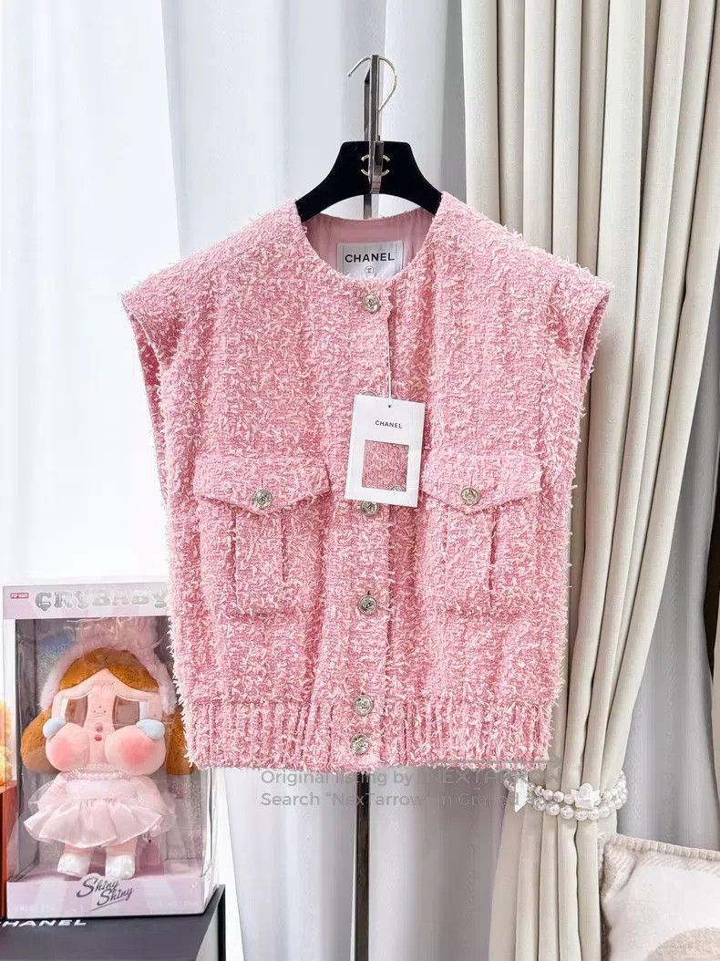 Chanel Chanel 21S spring and summer cherry blossom pink elastic h Size XXS / US 00 / IT 34 - 1 Thumbnail