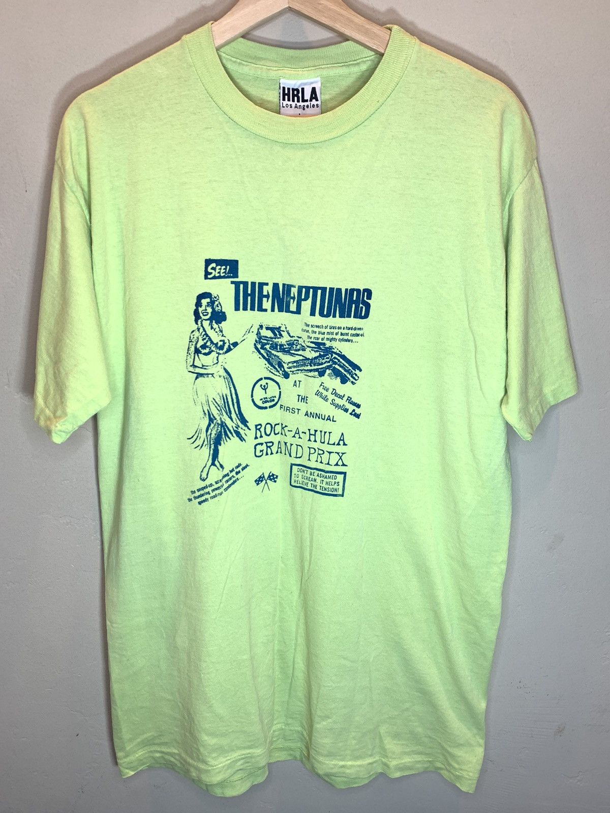 Band Tees *RARE* Vintage The Neptunas Surf Single Stitch Band T-Shirt Size US L / EU 52-54 / 3 - 1 Thumbnail