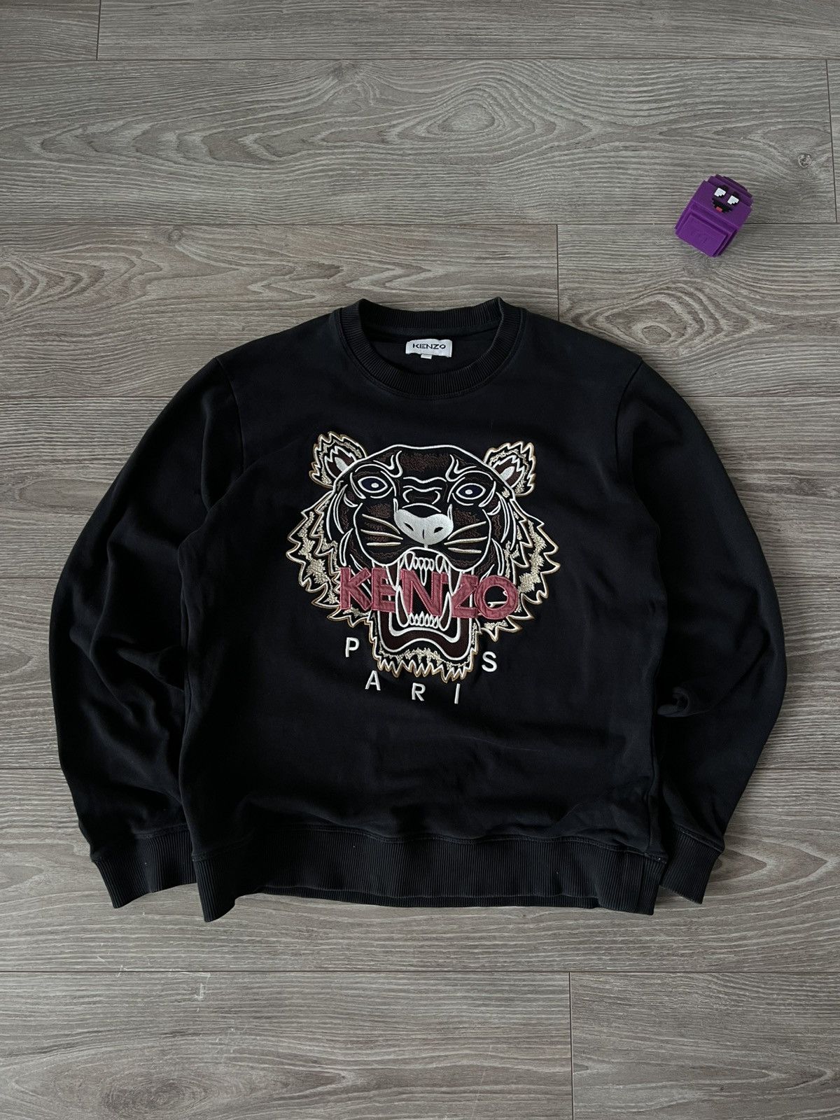 Kenzo ‼️New Kenzo Big Logo Tiger Logo Teddy Pure Sweatshirt ‼️ Size US M / EU 48-50 / 2 - 1 Thumbnail