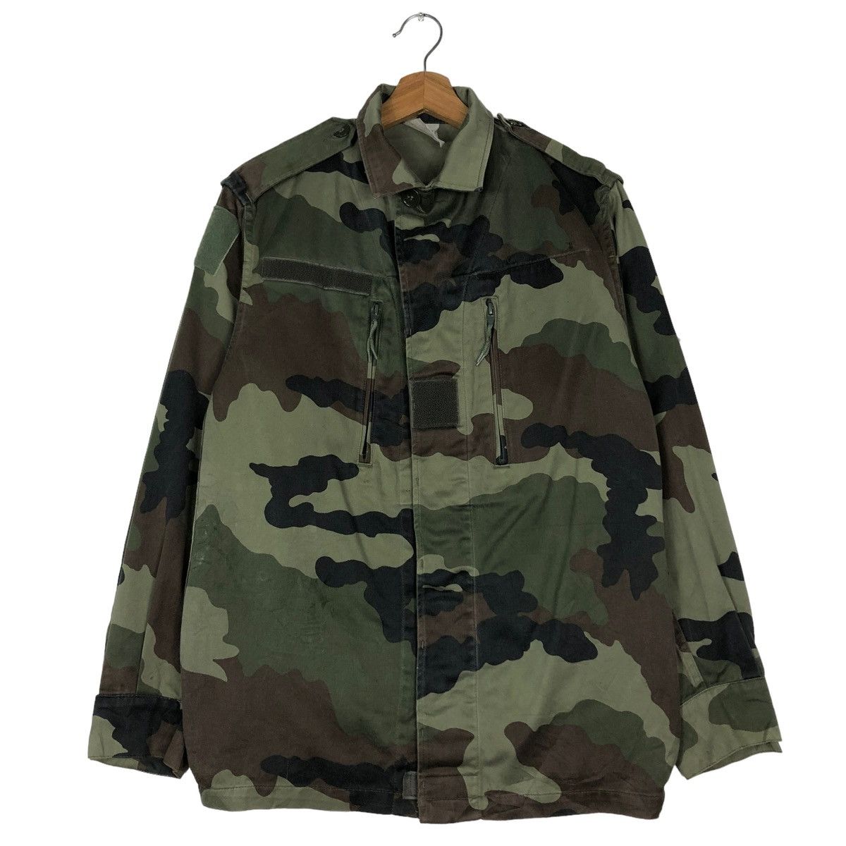 Japanese Brand 🔥VINTAGE MILITARY CHORE JACKET MULTI POCKET USA Size US M / EU 48-50 / 2 - 1 Thumbnail