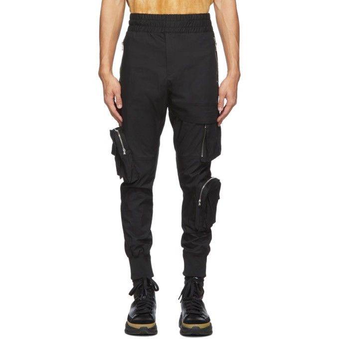 image of New With Tags Very Wooyoungmi Cargo Pants Trousers 52 in Black, Men's (Size 35)