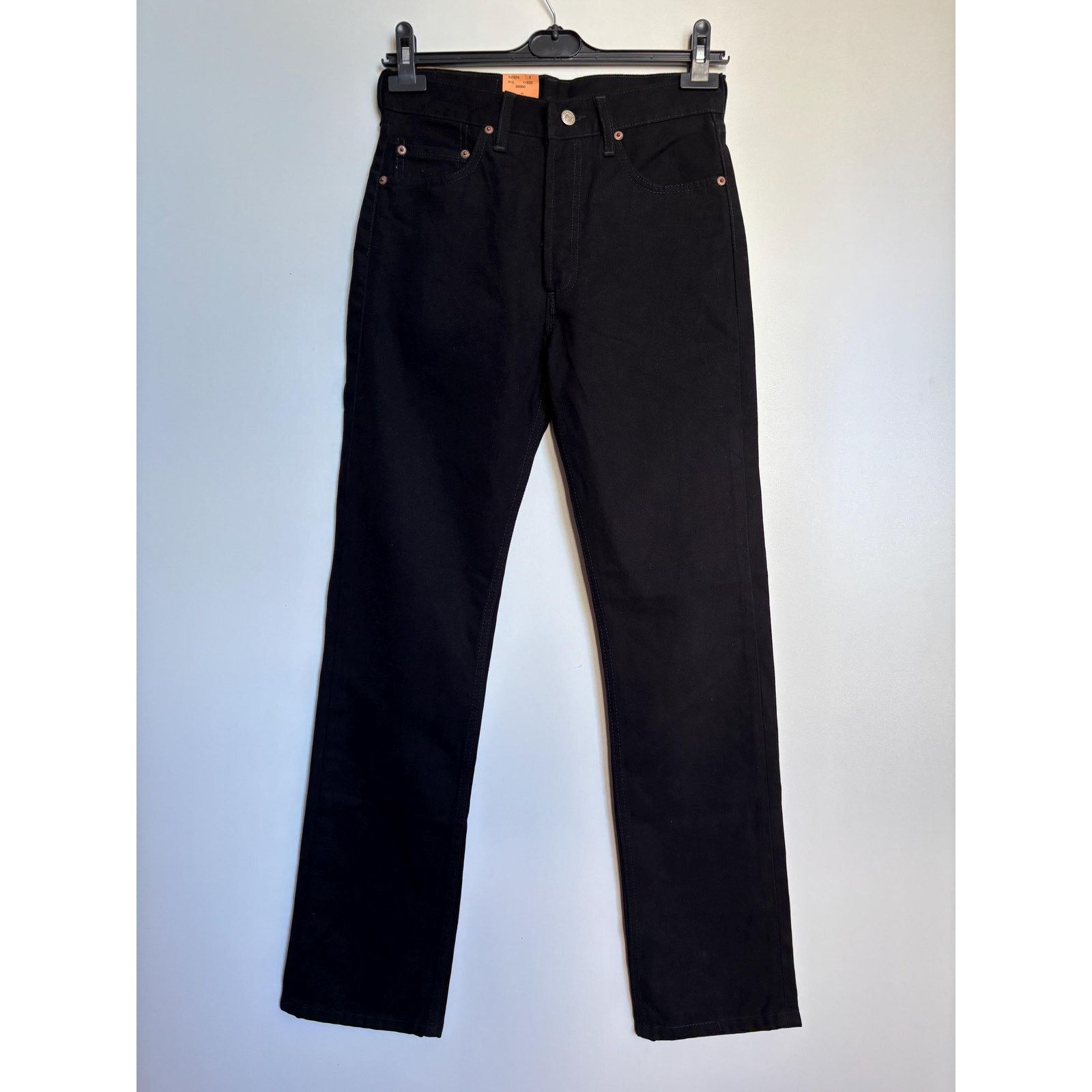 Japanese Brand × Levi's × Levi's Vintage Clothing Deadstock Levi's 501-0114 USA W29 L32 Black 90s Raw Denim Size US 29 - 2 Thumbnail