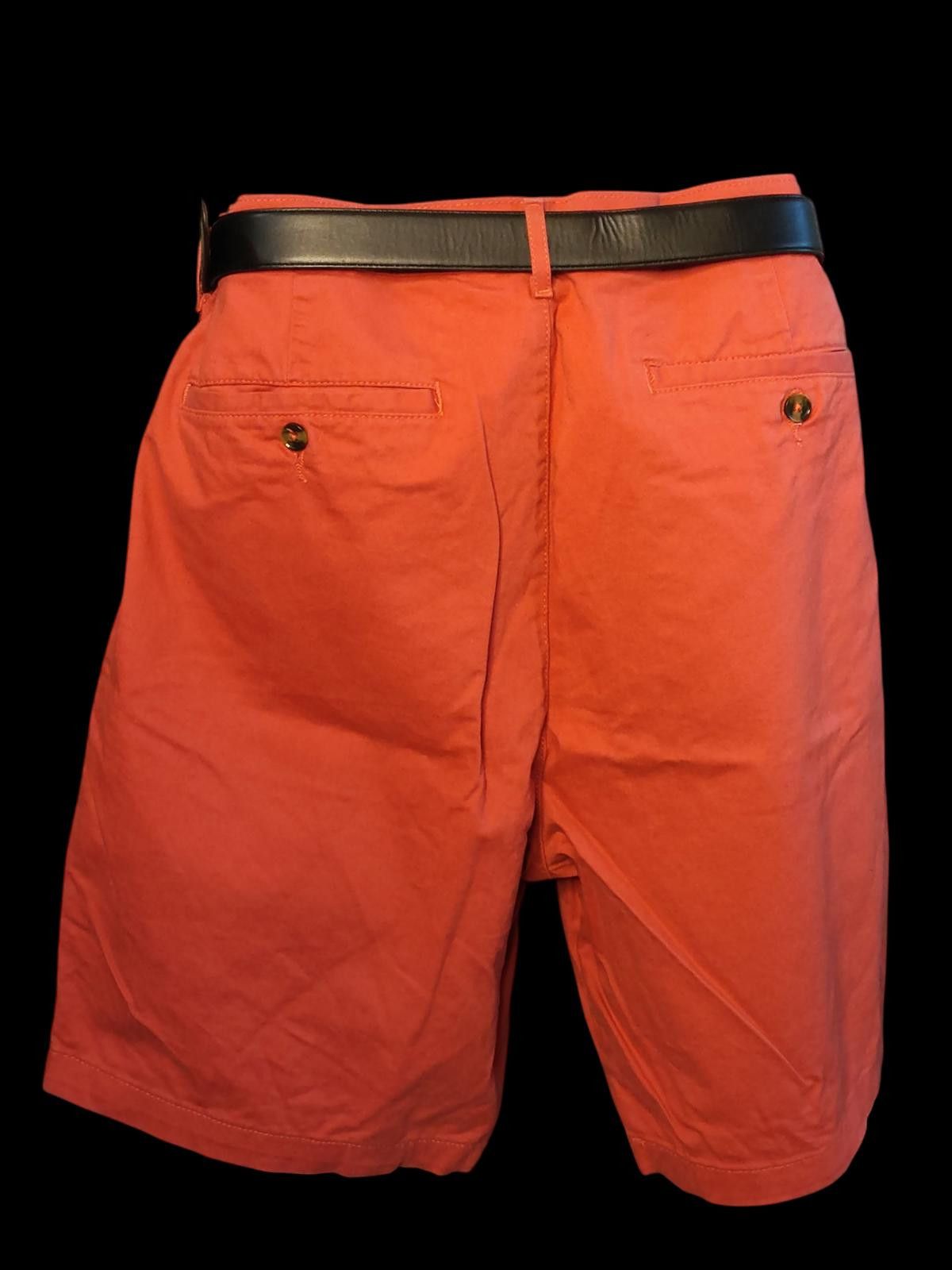 Saddlebred Saddlebred Men's Casual Orange Shorts Size US 38 / EU 54 - 6 Thumbnail