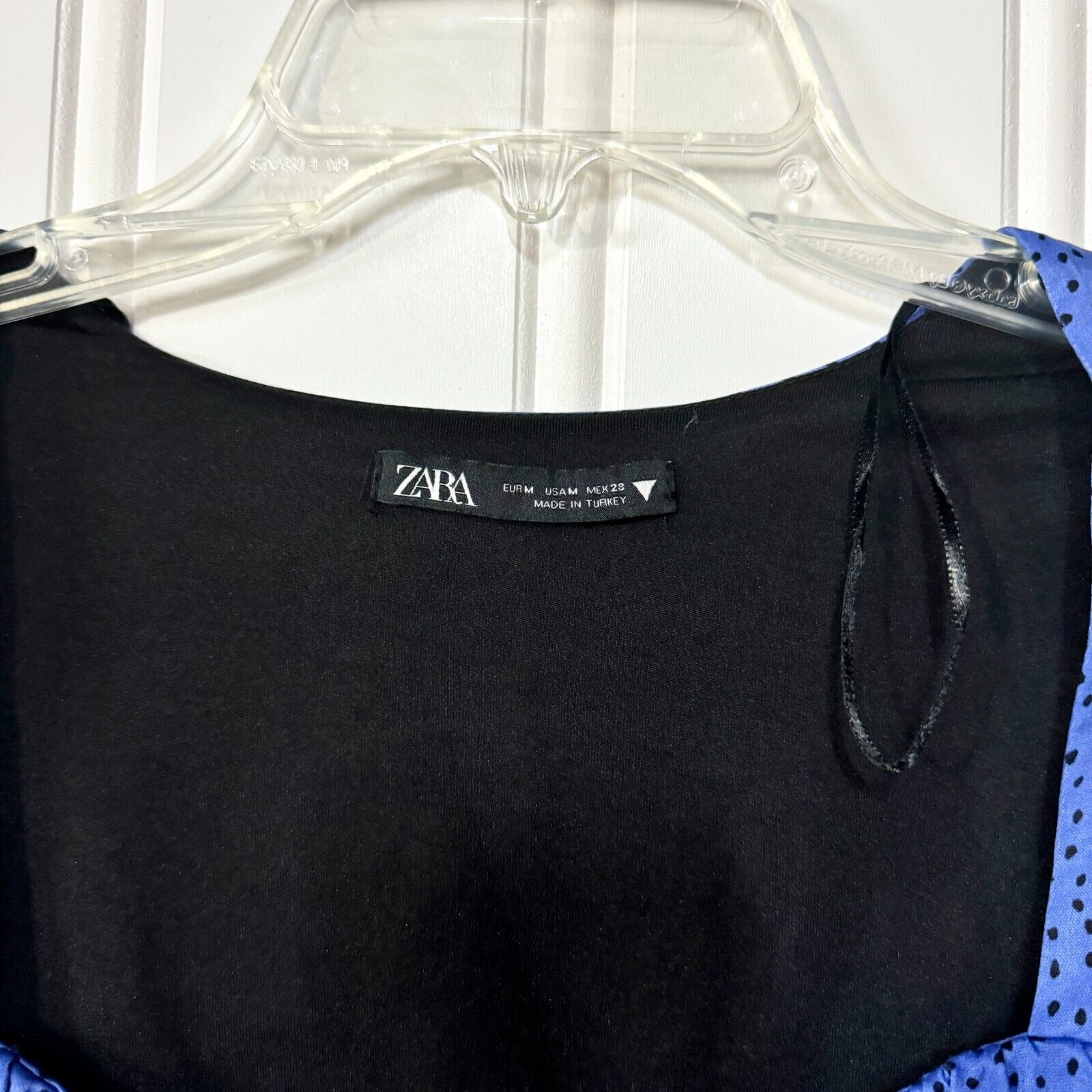 Zara Zara Long Sleeve Sweetheart Poka Dot Crop Top Size Medium Size M / US 6-8 / IT 42-44 - 2 Thumbnail