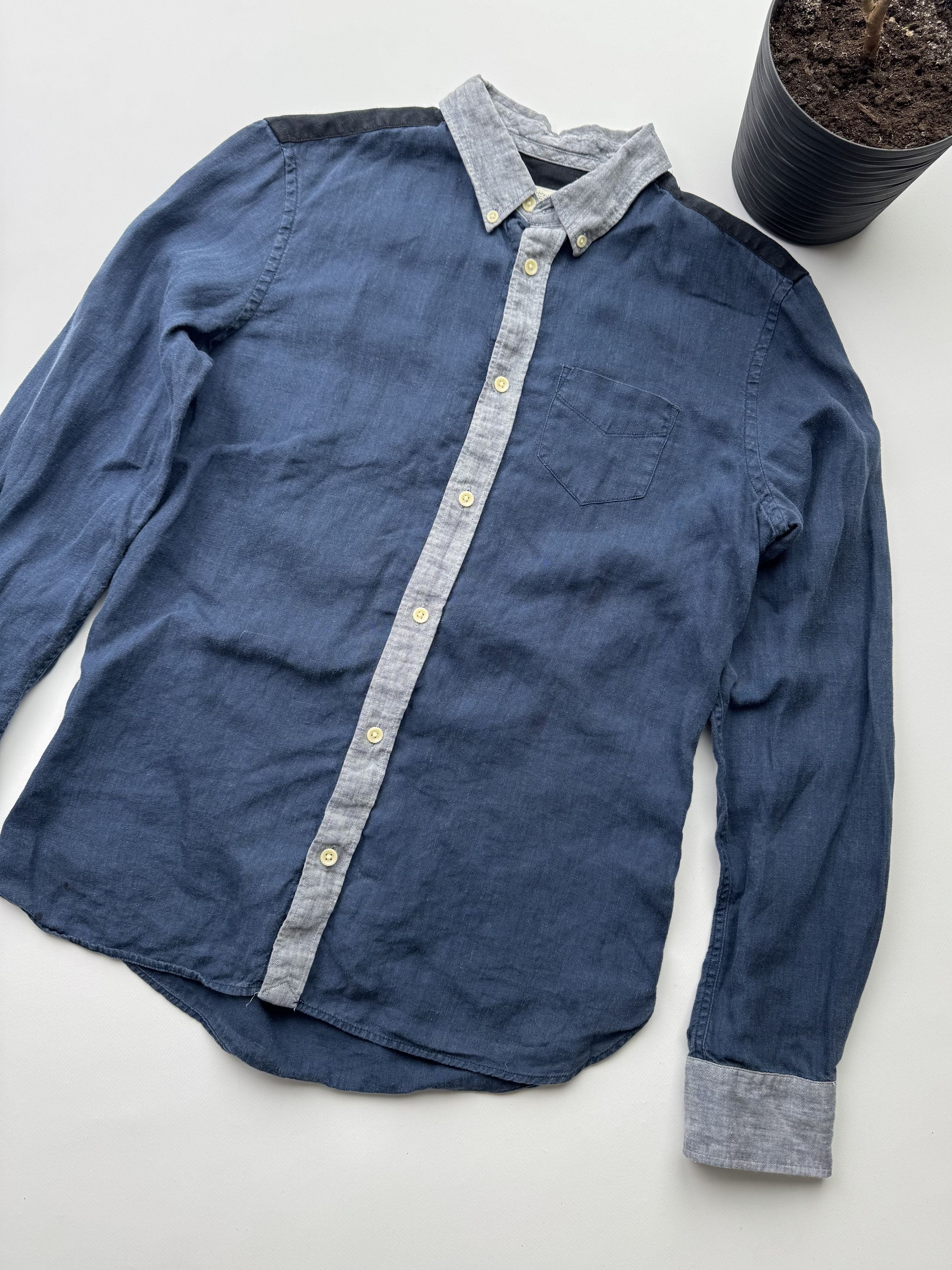 Allsaints Allsaints Linen Shirt Long Sleeve (539) Size US S / EU 44-46 / 1 - 3 Thumbnail