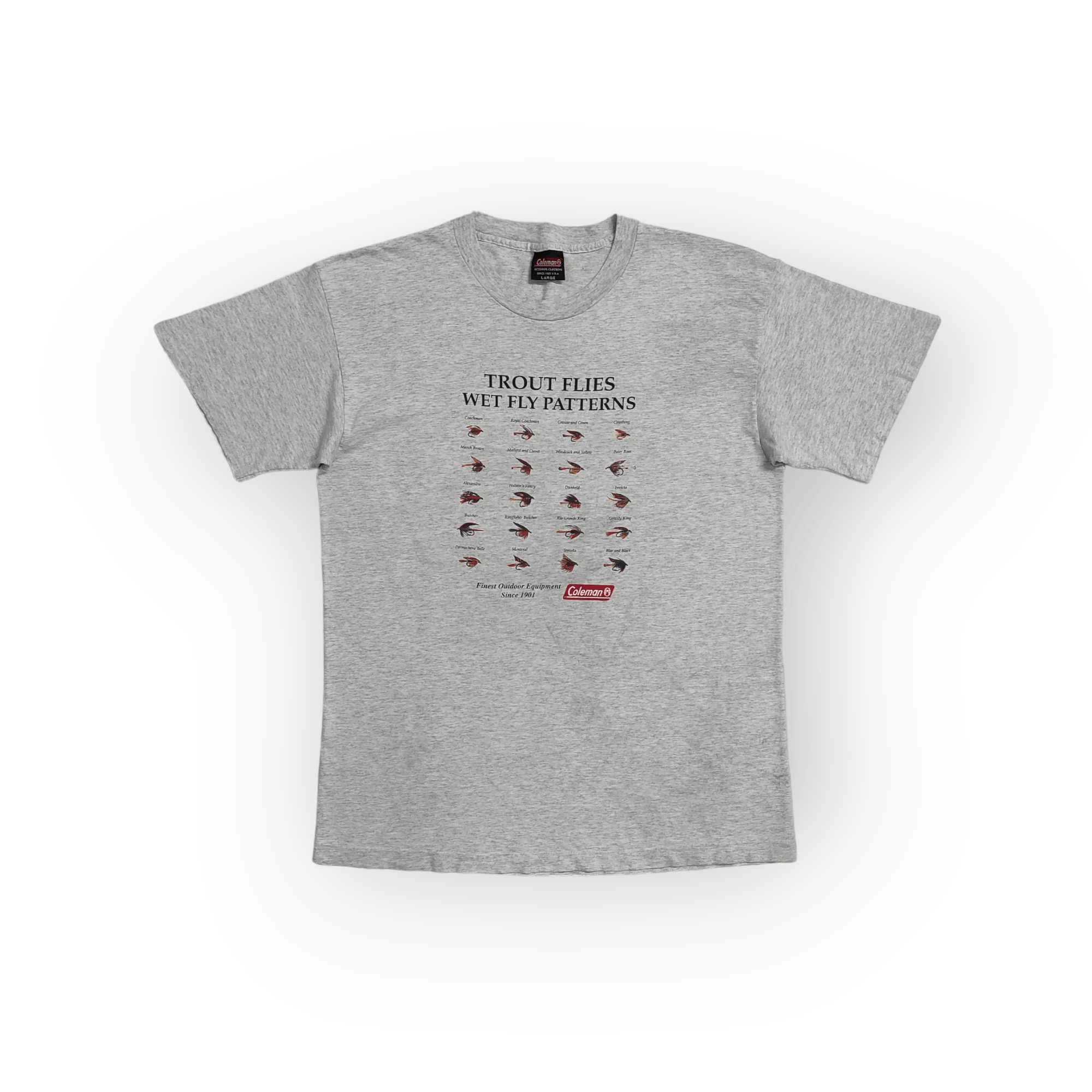 image of 90's Coleman Promo Tee in Grey, Men's (Size Large)
