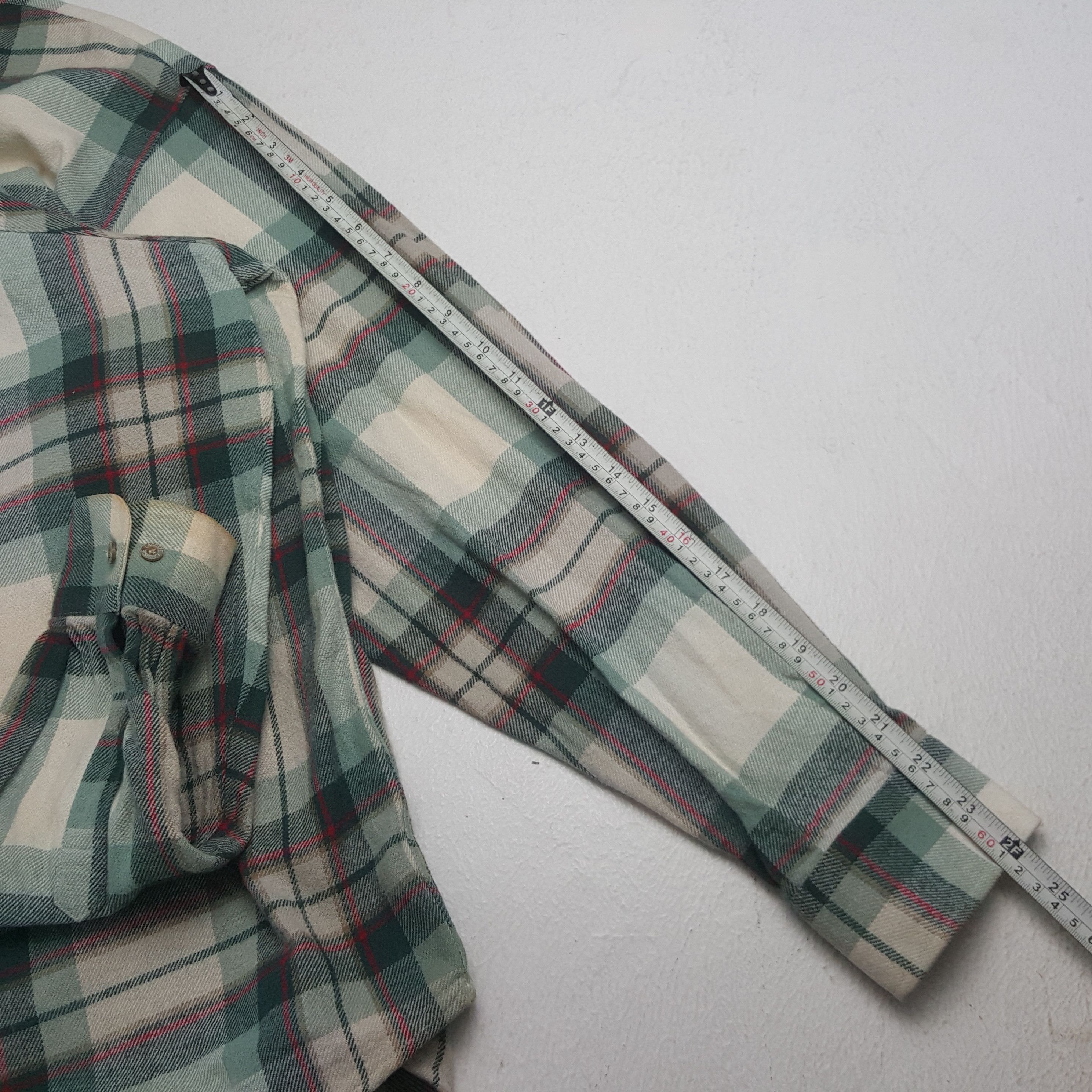 Lacoste Vintage Lacoste Flannel Shirt Button Up C285N71 Size US XXL / EU 58 / 5 - 6 Thumbnail