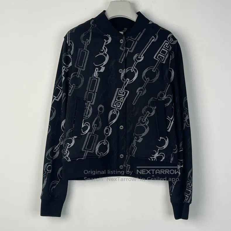 Hermes Hermes Chain Print Jacket, Classic Black Size XS / US 0-2 / IT 36-38 - 1 Thumbnail