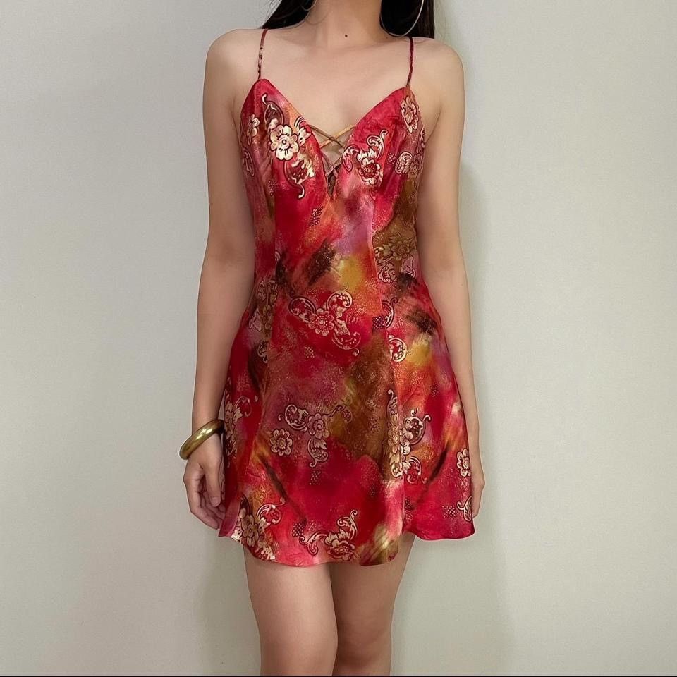 Vintage Vintage VS Silk Mini Dress (XS-S) Size S / US 4 / IT 40 - 3 Thumbnail