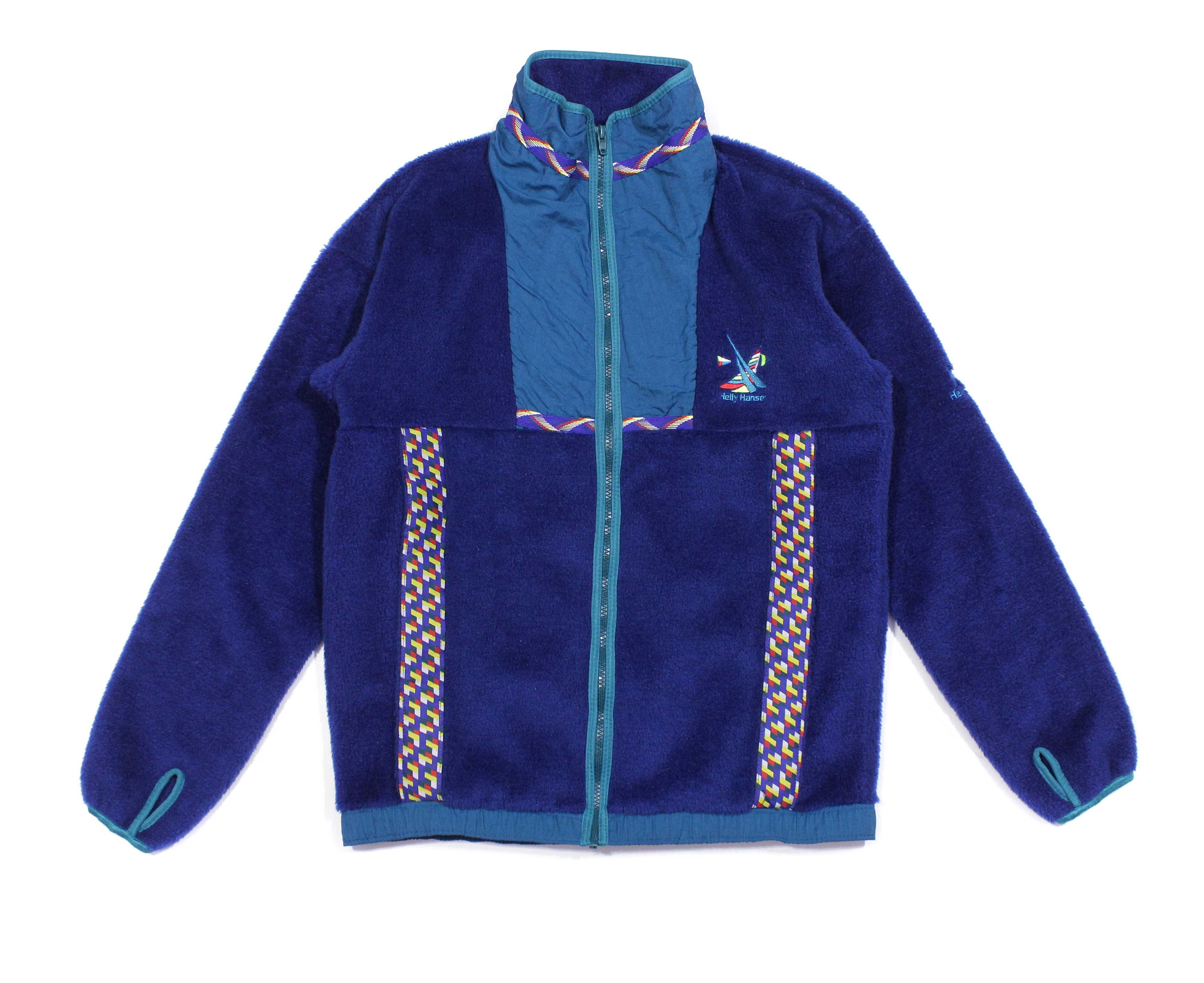 Helly Hansen 90S Logo Fleece Sherpa Jacket Size US XS / EU 42 / 0 - 1 Thumbnail