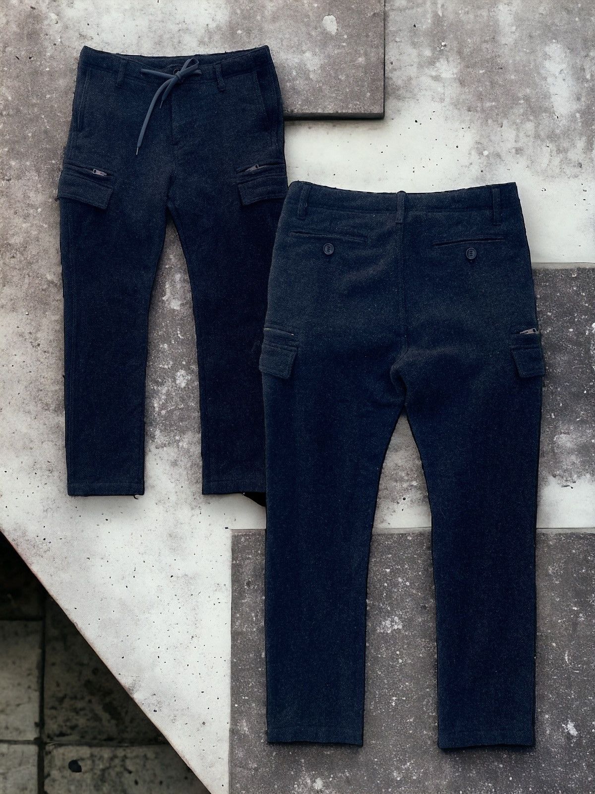 image of Akm Japan Cargo Pants in Dark Gray, Men's (Size 32)