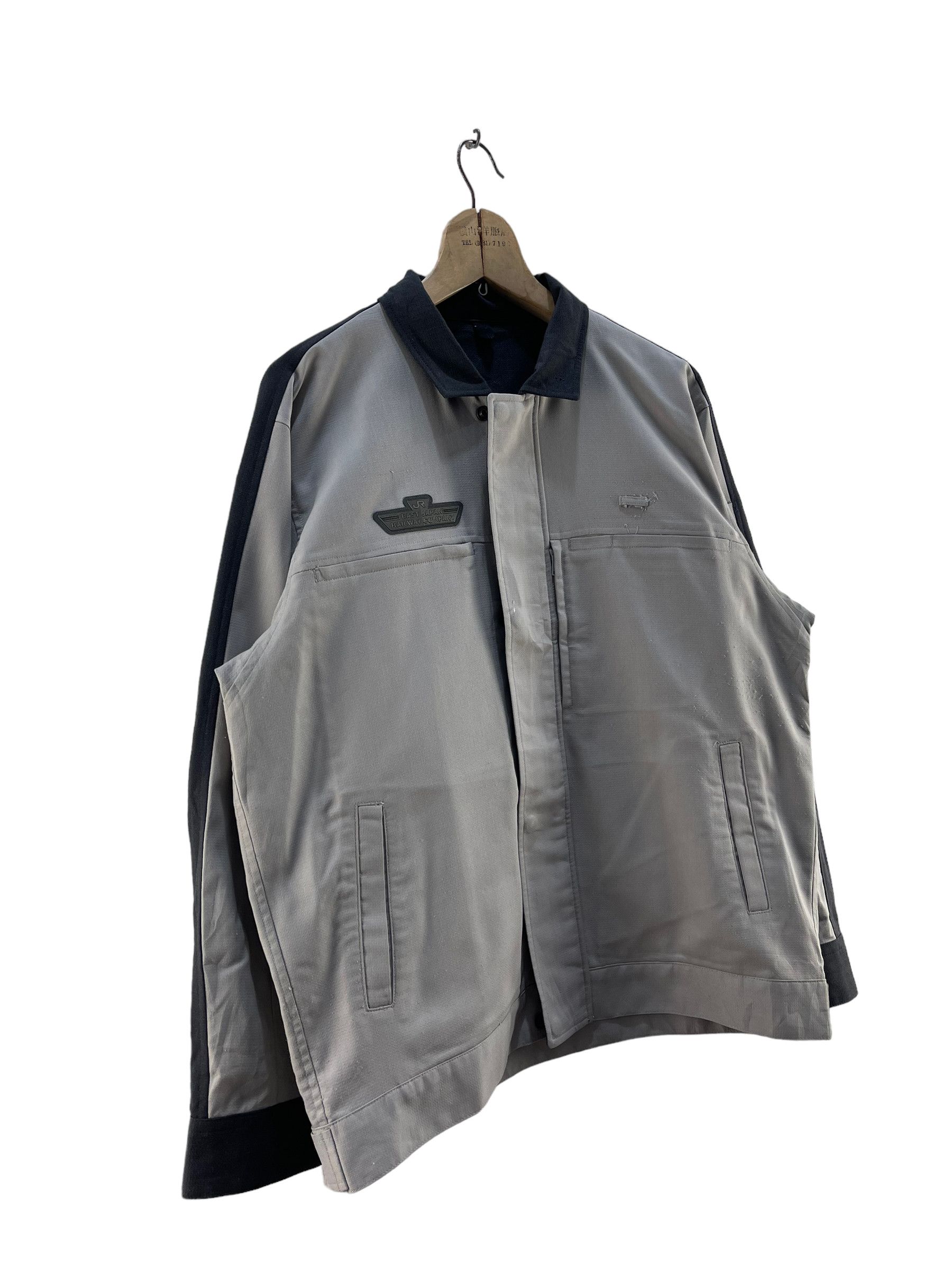 Japanese Brand Vintage East Japan Railway Company Worker Jacket Size US M / EU 48-50 / 2 - 5 Thumbnail
