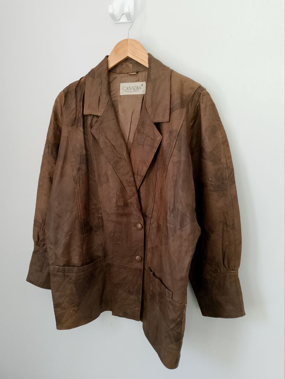 Vera Pelle Vintage VERA PELLE Canadia Echt Leder Real Leather Jacket Size US L / EU 52-54 / 3 - 3 Thumbnail