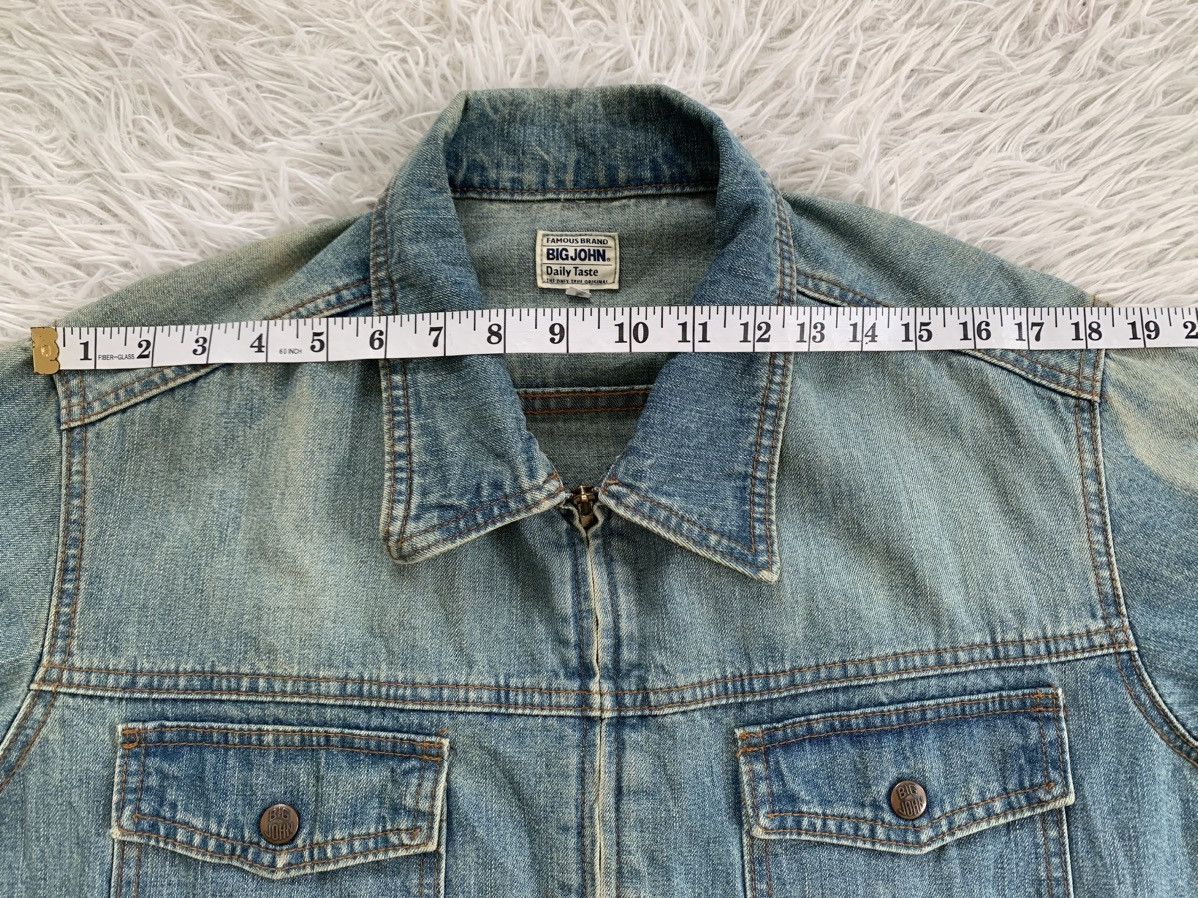 Big John Vtg Big John Denim Zipper Jacket Size US L / EU 52-54 / 3 - 17 Thumbnail