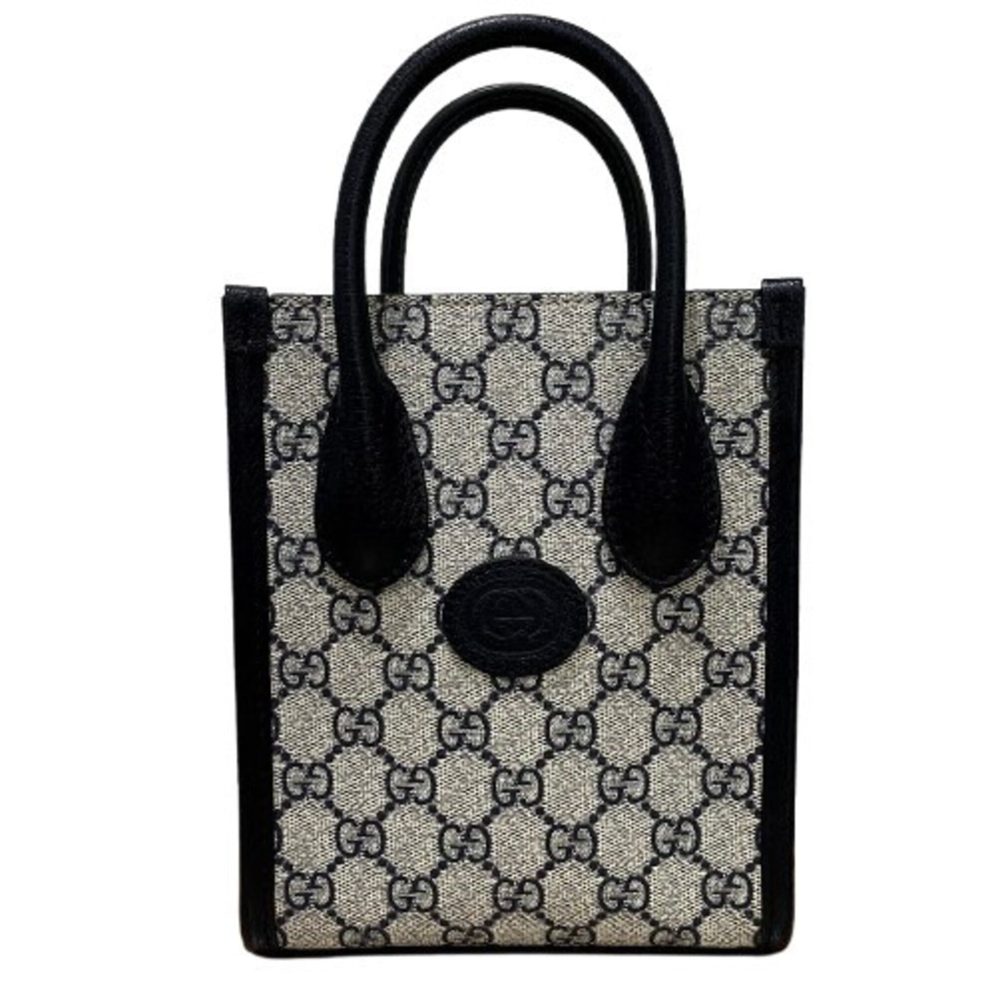 Gucci GUCCI GG Supreme Mini Tote Bag 671623 Handbag Size ONE SIZE - 1 Thumbnail