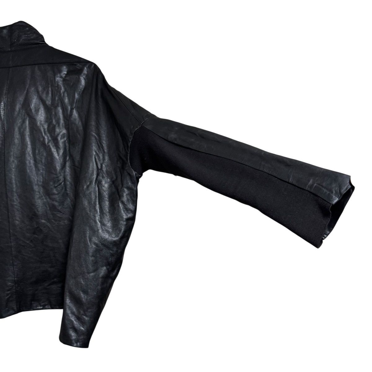 Rick Owens FW2012 'Mountain Fall' Rick Owens Leather Jacket Cropped Size M / US 6-8 / IT 42-44 - 11 Thumbnail