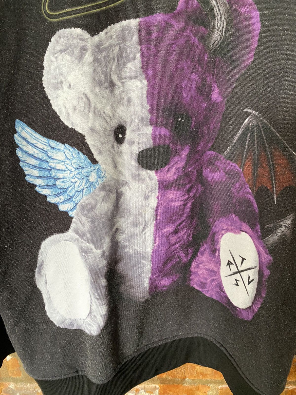 Sex Pot ReVeNGe 2000s Travas Japan Bear Angels and Devil satanic hoodie Size US L / EU 52-54 / 3 - 5 Thumbnail