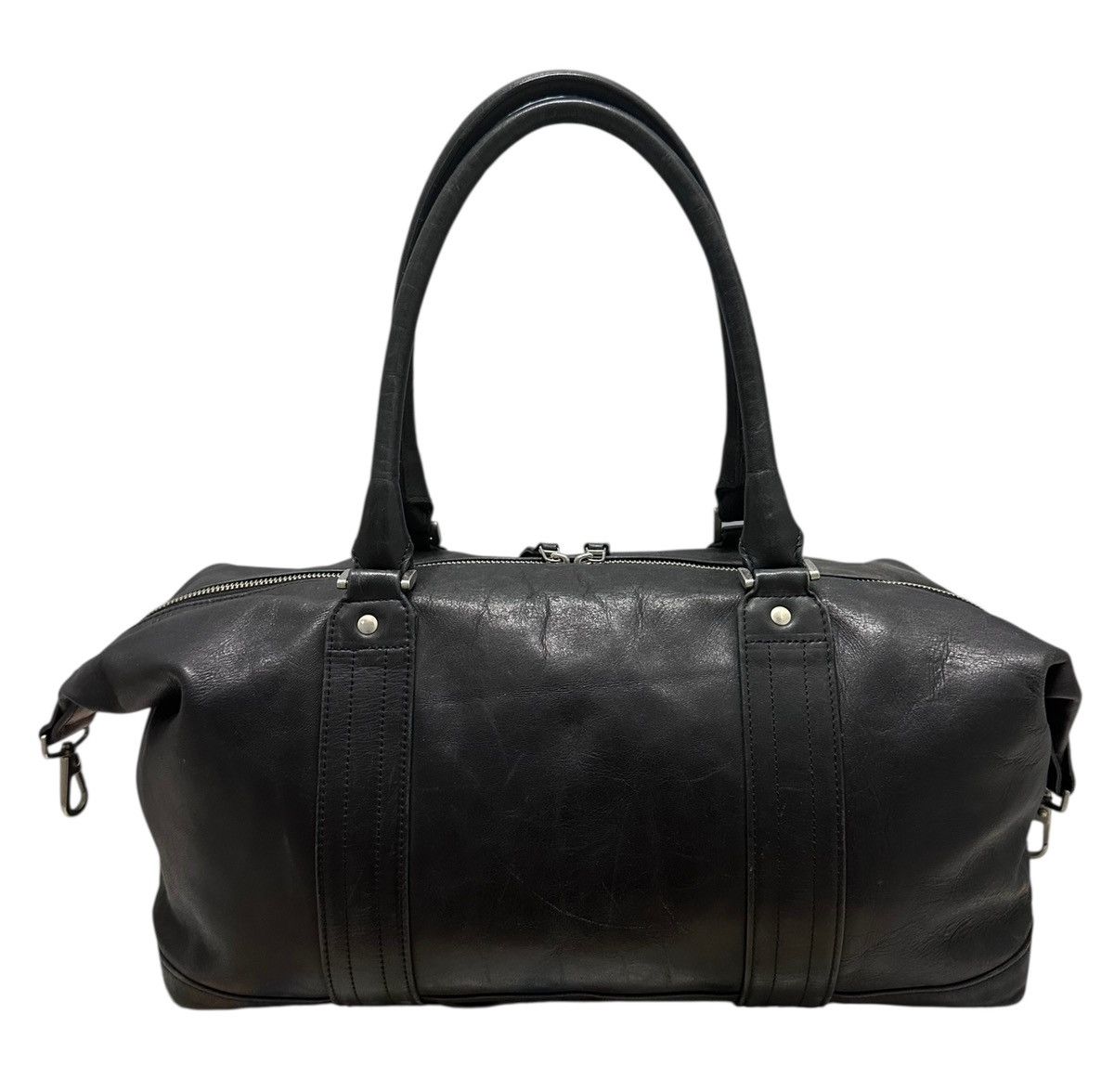 MasterPiece 🇯🇵 Masterpiece Japan Horse Leather Overnight Bag Duffle Bag Size ONE SIZE - 2 Thumbnail