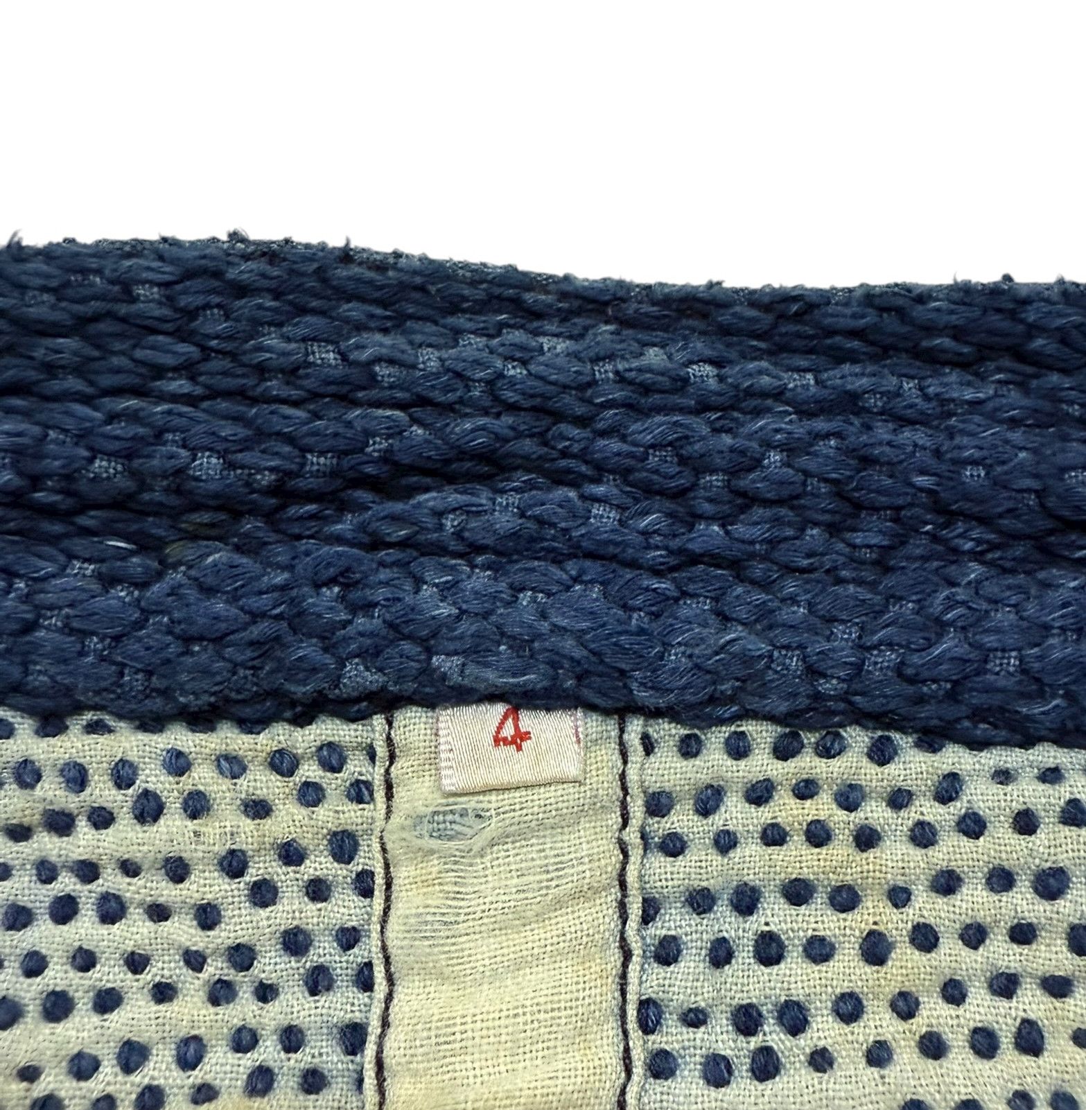 Indigo Vintage Kimono Kendo Sashiko Blue Indigo Noragi Denim Jacket Size US M / EU 48-50 / 2 - 17 Thumbnail
