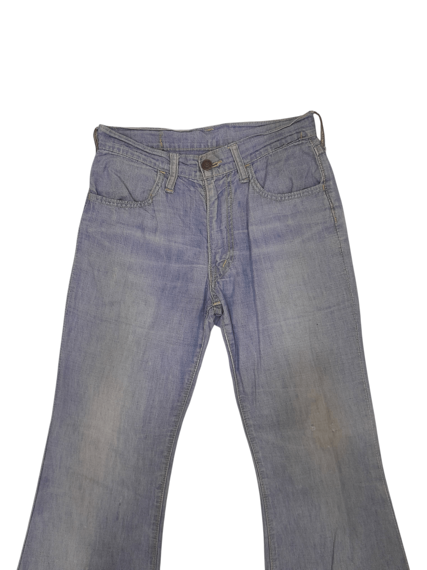 Japanese Brand 70s Big Stone Scovill Flare Denim (F527) W26 Size US 26 / EU 42 - 4 Thumbnail