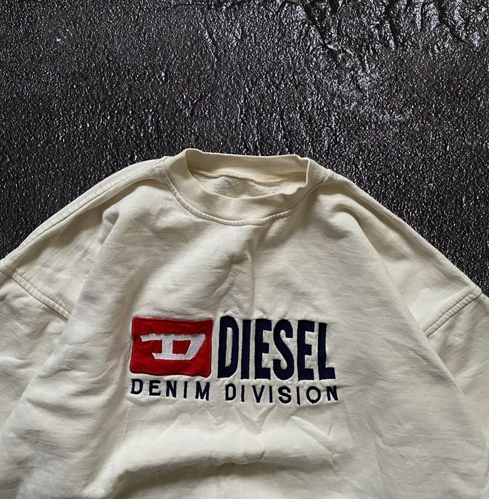 Diesel Vintage 90s Big Logo Diesel Sweatshirt Denim Division | Grailed