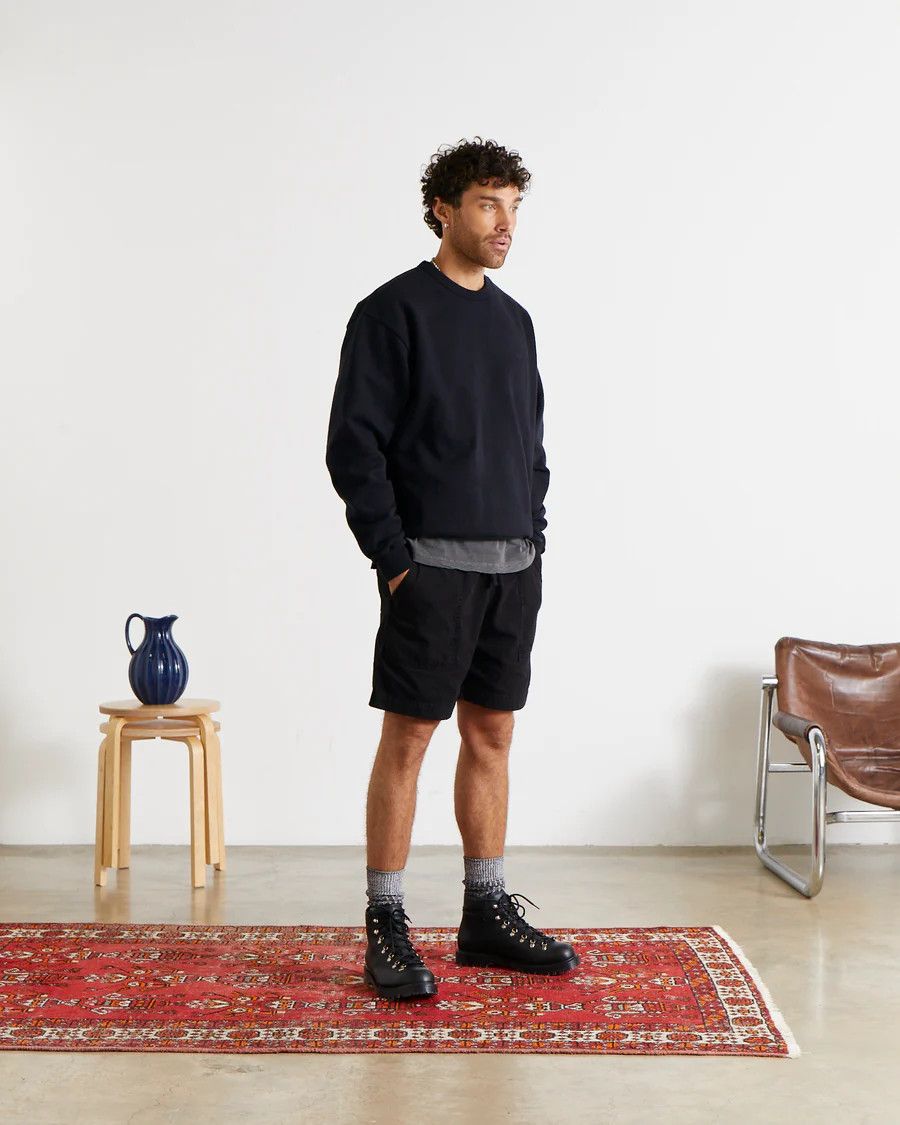 Ronning Everyday Fatigue Herringbone Shorts Washed Black, Men's (Size 32) — image 3 of 6