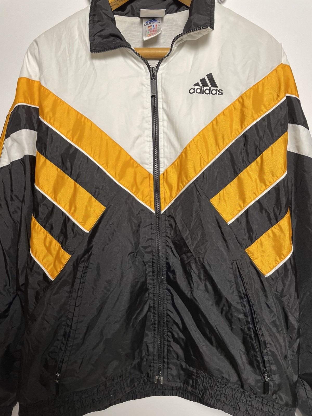 Adidas Vintage 90s Adidas track jacket Size US M / EU 48-50 / 2 - 2 Thumbnail