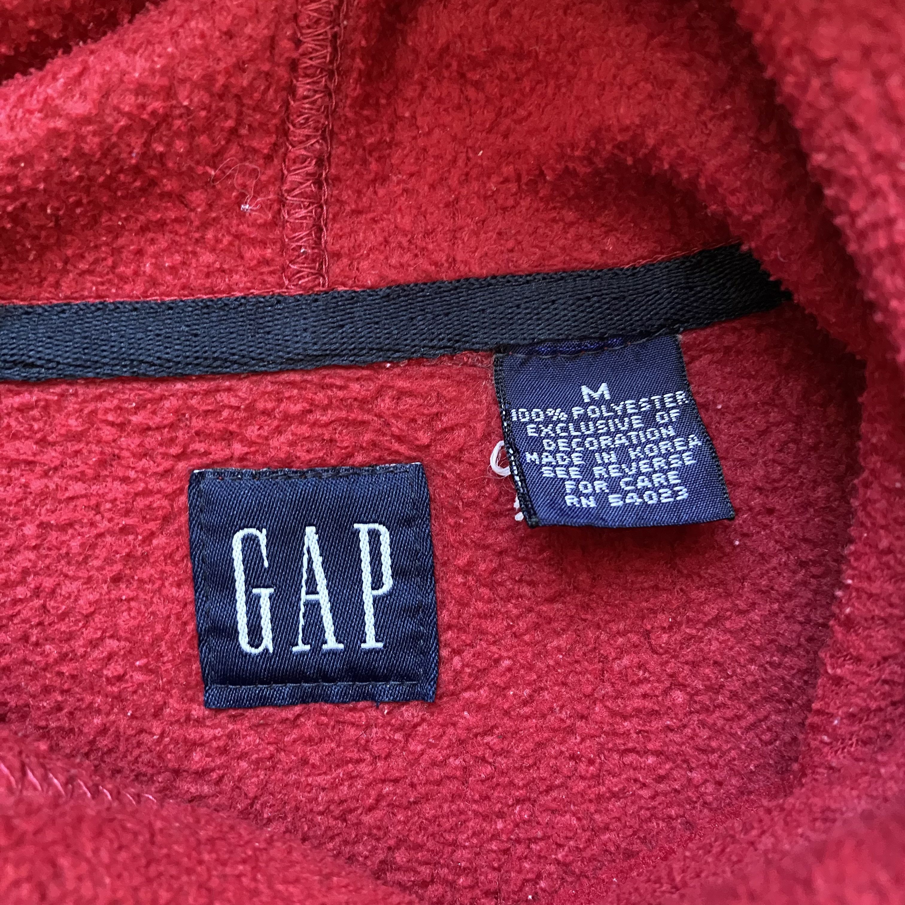 Gap 🔥 90s Vintage Gap Fleece Hoodie Embrodery Big Logo Size US S / EU 44-46 / 1 - 7 Thumbnail