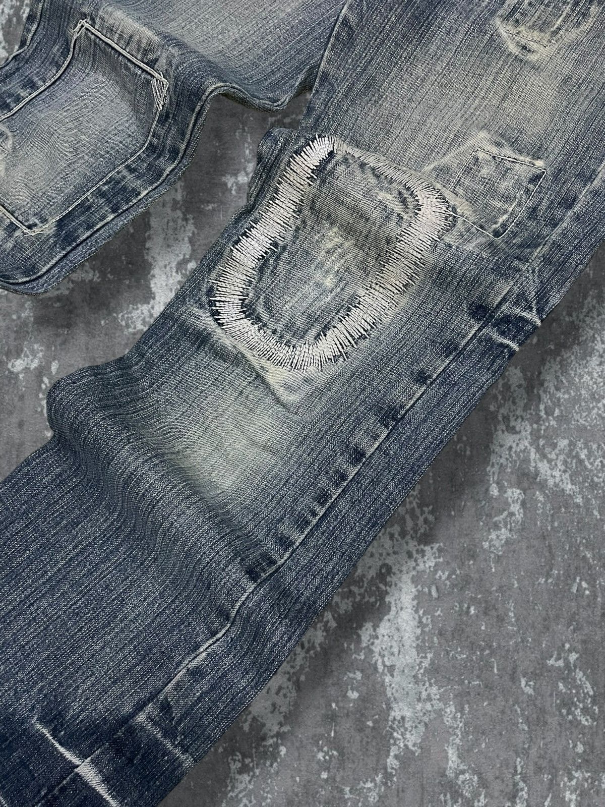 Hysteric Glamour Vintage 90s Rare Japan Designer Camel Road Distressed Denim Size US 31 - 8 Thumbnail