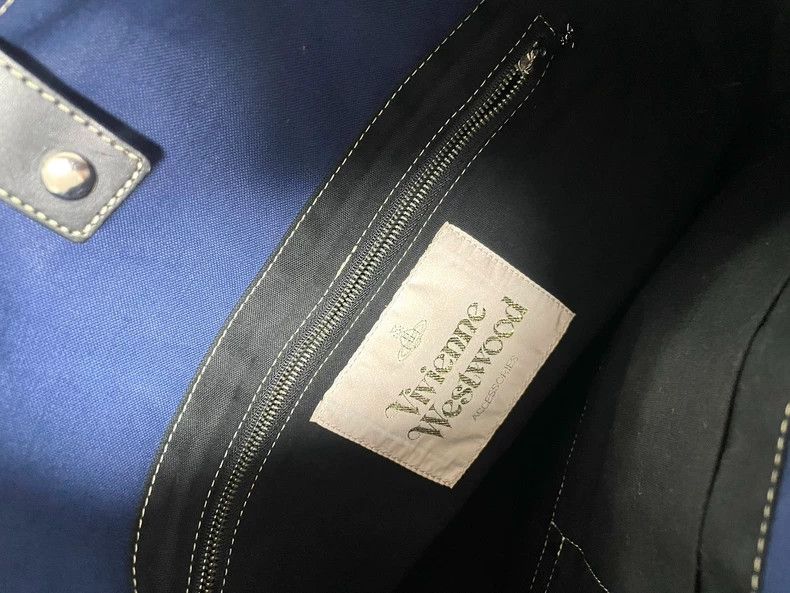 Vivienne Westwood Vivienne Westwood size os Punk striped canvas tote bag with Size ONE SIZE - 9 Thumbnail