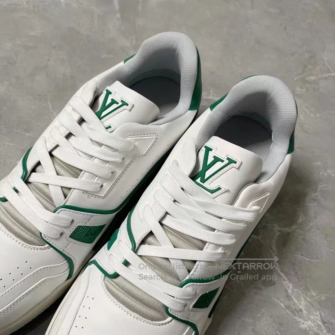 Louis Vuitton Louis Vuitton White Green Trainer Limited. Size US 8.5 / EU 41-42 - 5 Thumbnail
