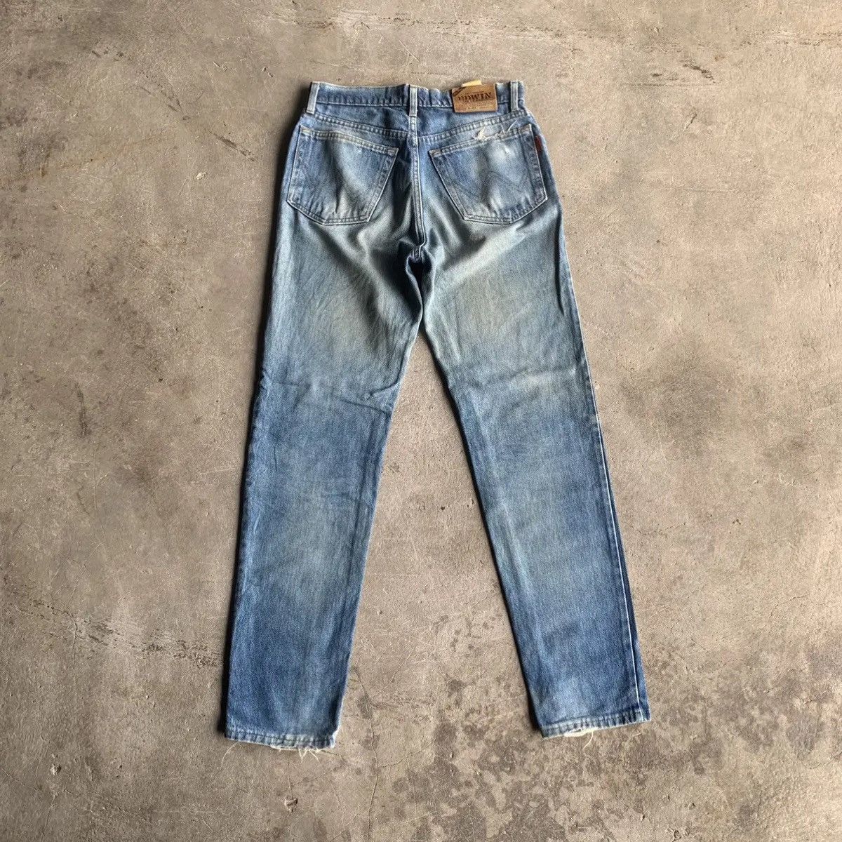 Edwin Vintage Edwin Distressed Jeans 30x31 BlueWash Ripped Denim Size US 30 / EU 46 - 10 Thumbnail