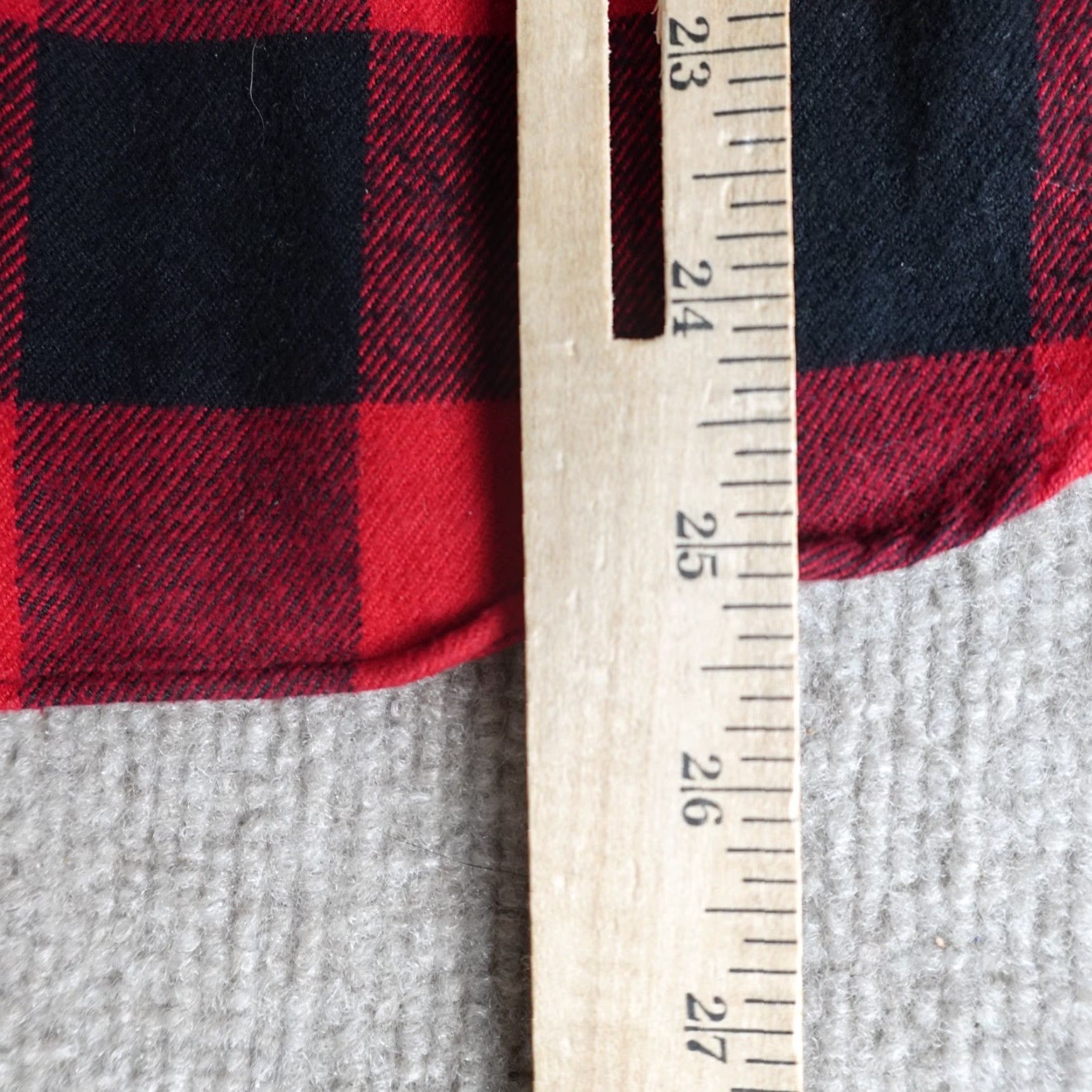 Ralph Lauren Ralph Lauren Womens Shirt 4 Buffalo Plaid Black Red Ruffle Front Flannel Size S / US 4 / IT 40 - 5 Thumbnail