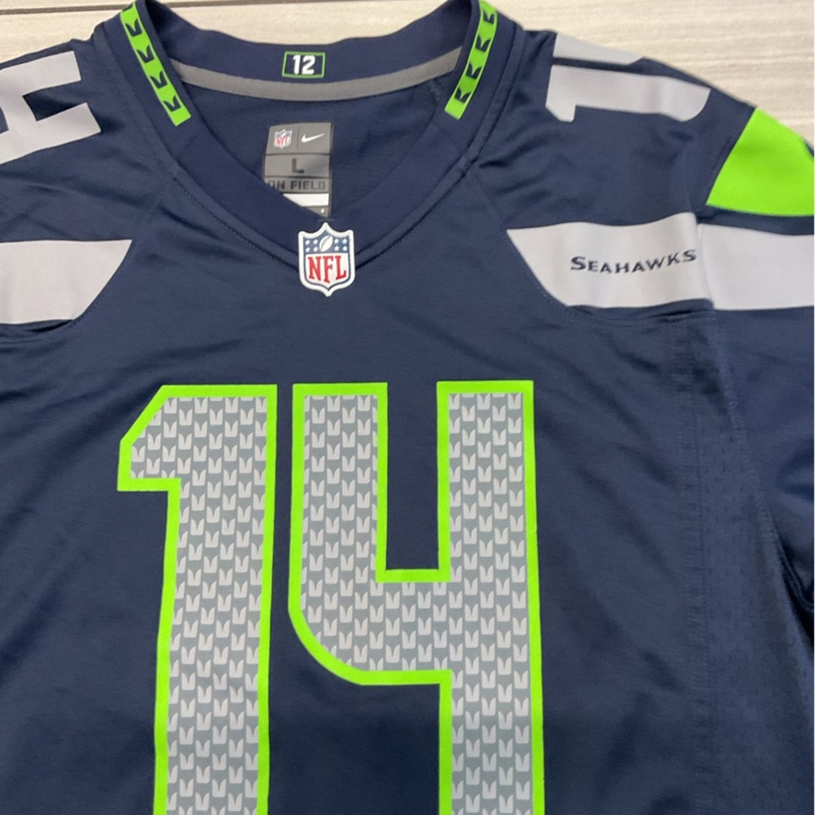 Nike Nike Seattle Seahawks Metcalf #14 NFL Jersey Size US L / EU 52-54 / 3 - 4 Thumbnail