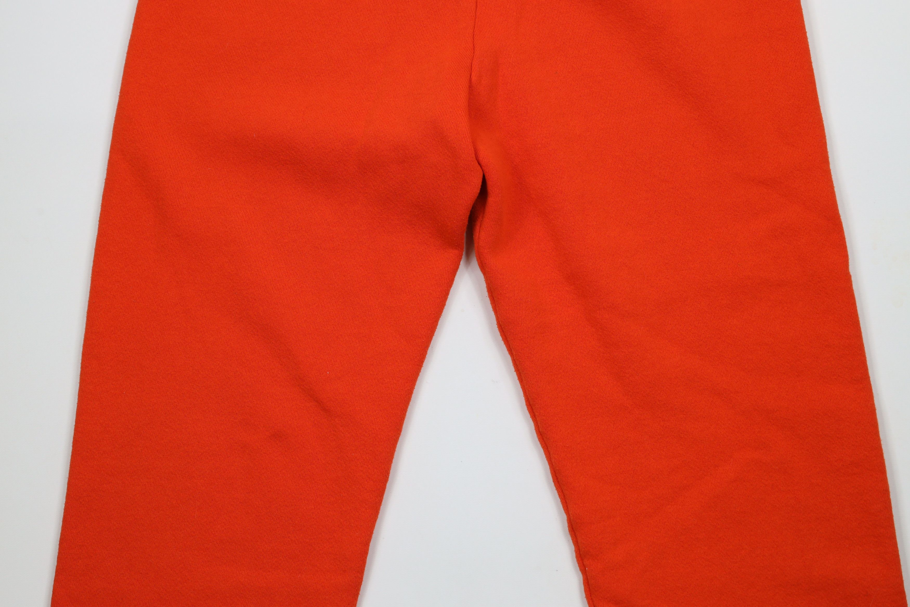 Vintage Vintage 90s Streetwear Heavy Sweatpants Joggers Orange USA Size US 38 / EU 54 - 11 Thumbnail