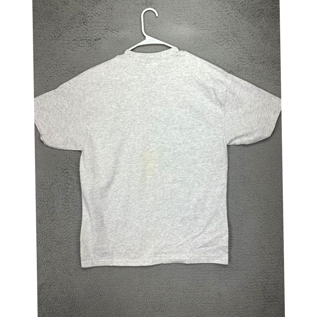 Hanes VINTAGE Hanes Shirt Mens Large 42-44 Grey Heavyweight Italian Single Stitch T-Shirt Size US L / EU 52-54 / 3 - 2 Thumbnail