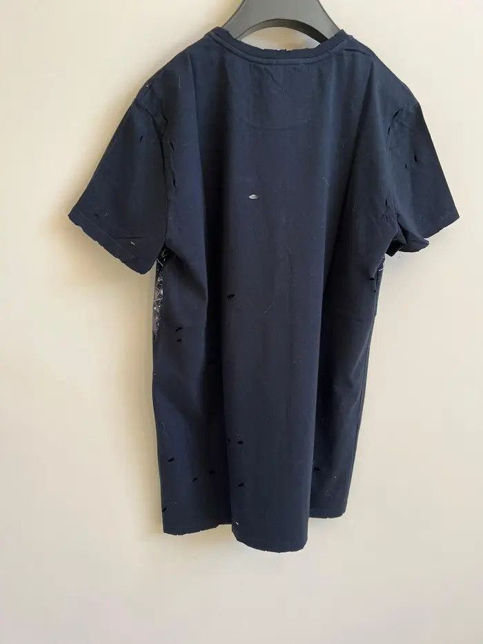 Balmain o1rshd1 Galaxy Logo Tee in Black / Multi Size US M / EU 48-50 / 2 - 17 Thumbnail