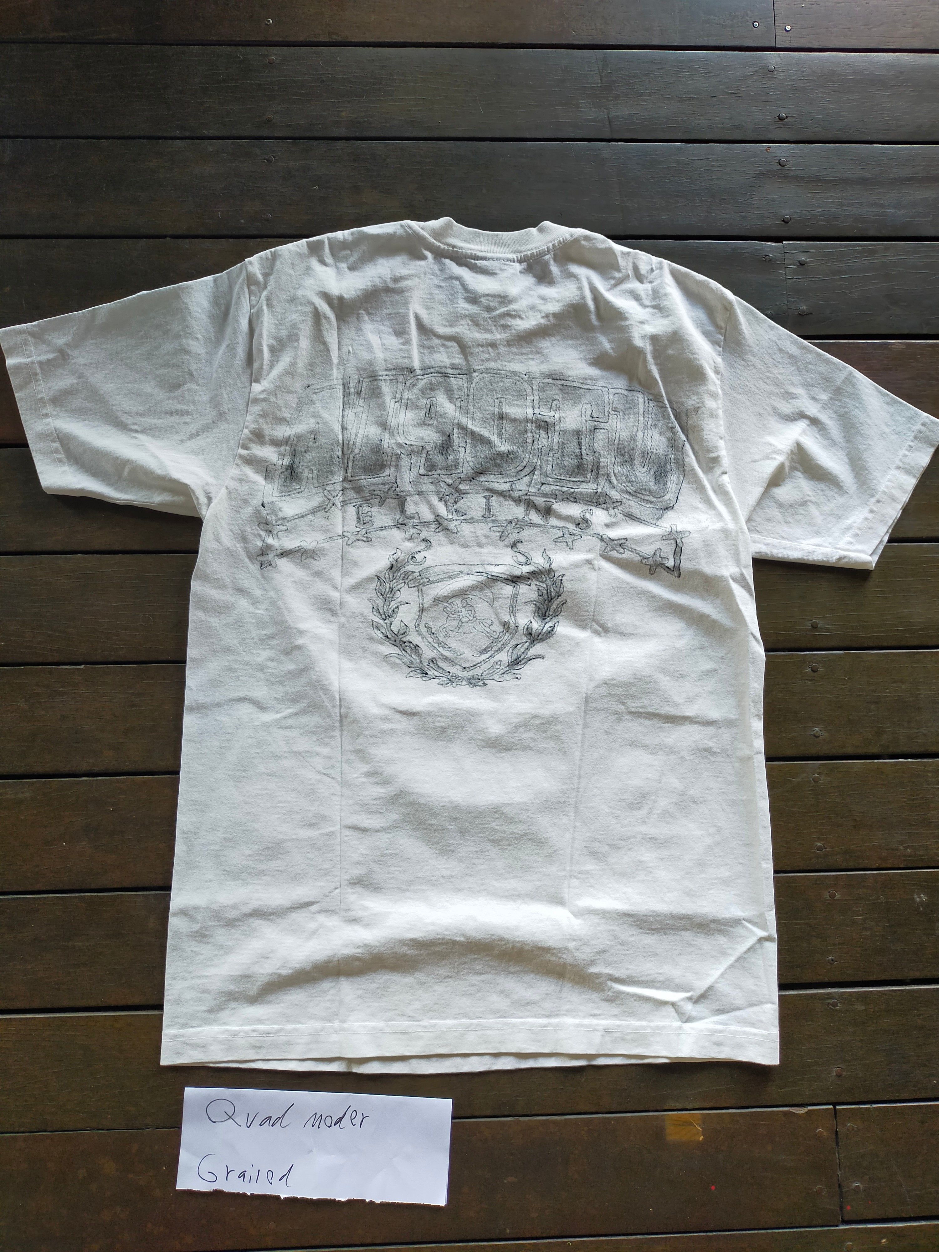 Travis Scott Travis Scott Elkins Knights Utopia white shirt tour merch Size US M / EU 48-50 / 2 - 18 Thumbnail