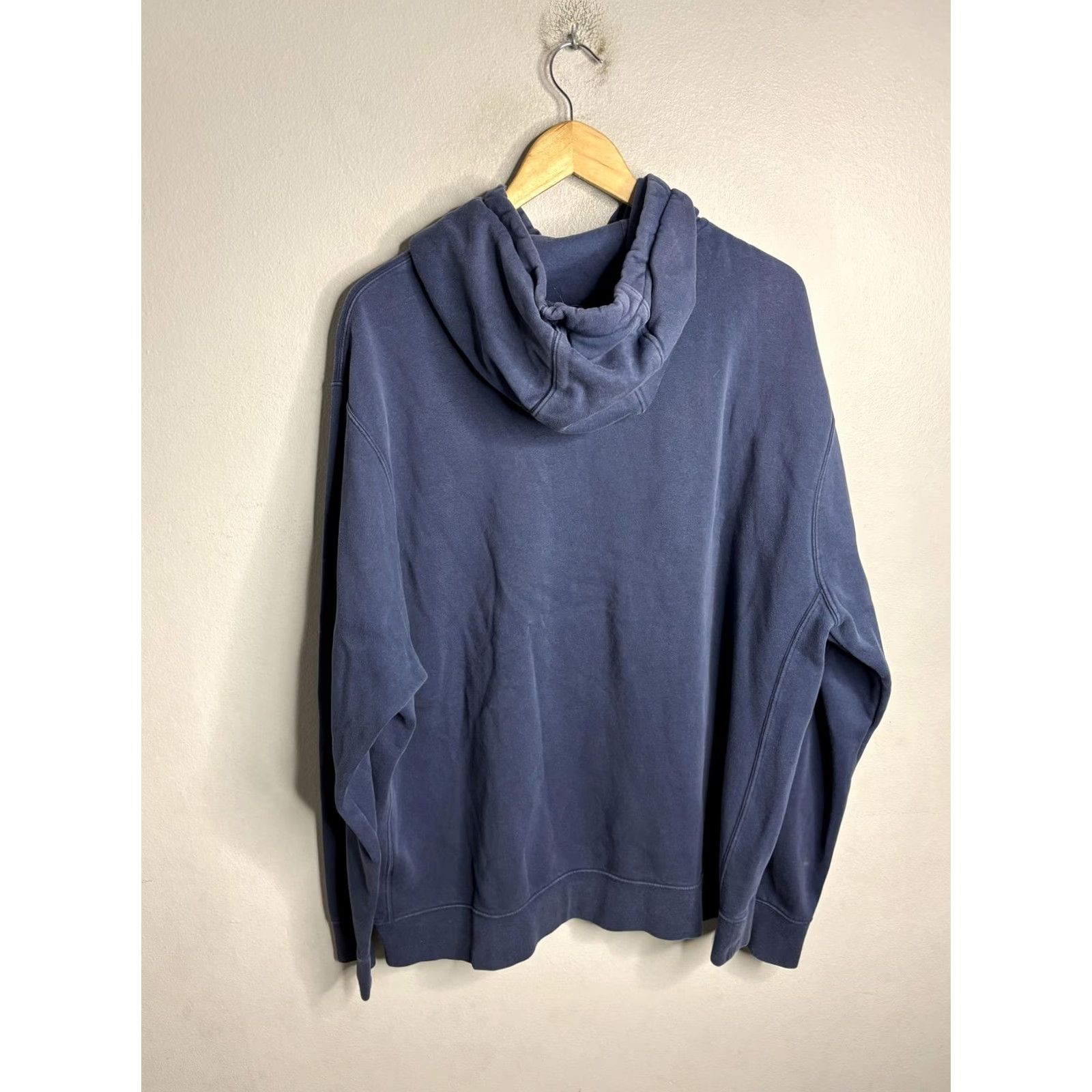 Nike Nike Hoodie Mens 2XL Blue 1/2 Zip Swoosh Logo Kangaroo Pocket Pullover Fleece Sweatshirt Tall Size US XXL / EU 58 / 5 - 5 Thumbnail