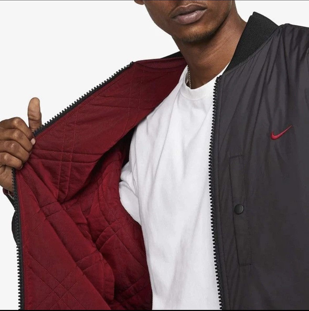 Nike Nike NSW Made in Italy Reversible Bomber Jacket Size US S / EU 44-46 / 1 - 10 Thumbnail