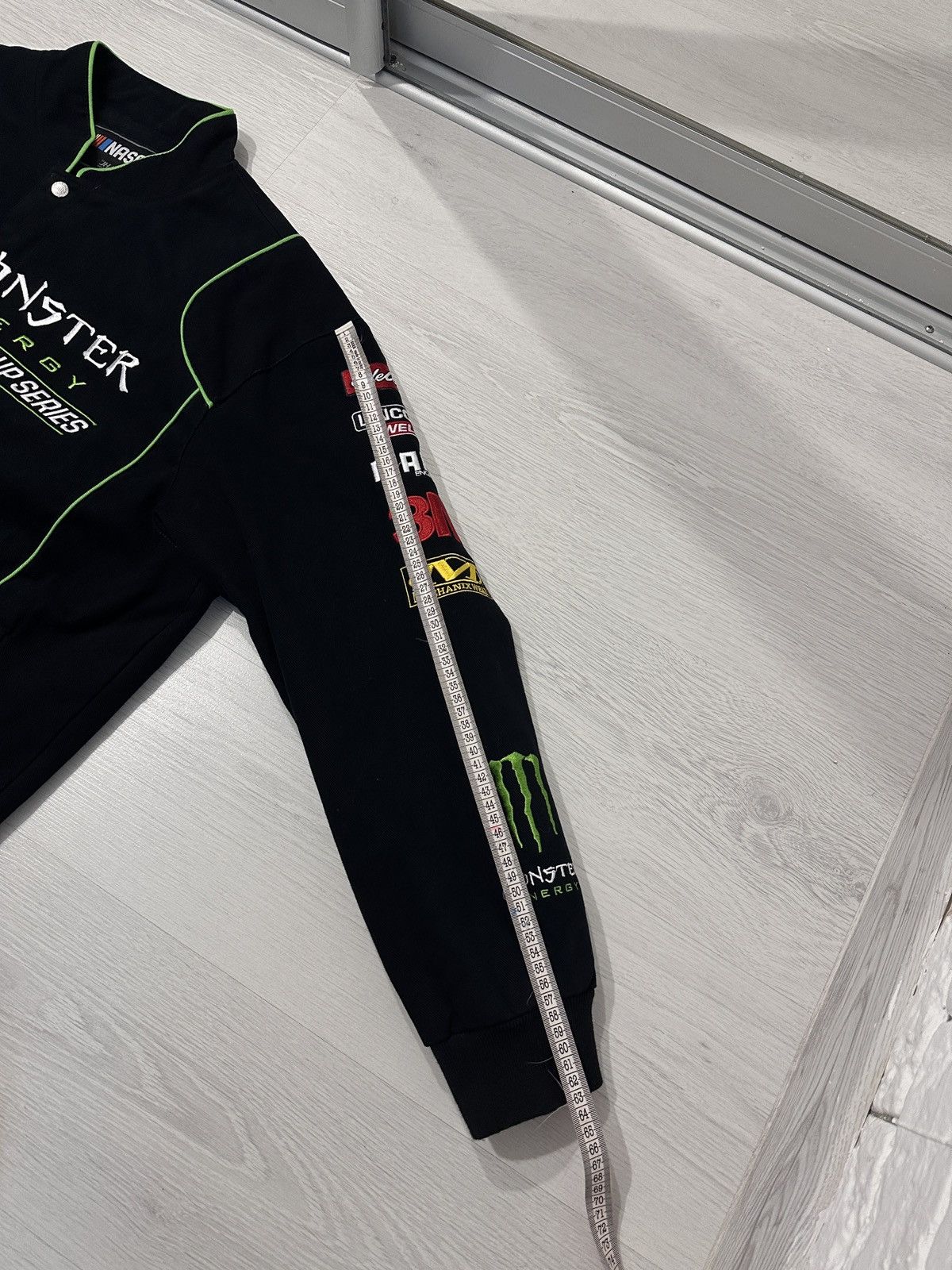 JH Design NASCAR Monster Energy Racing Jacket Black Size XL
