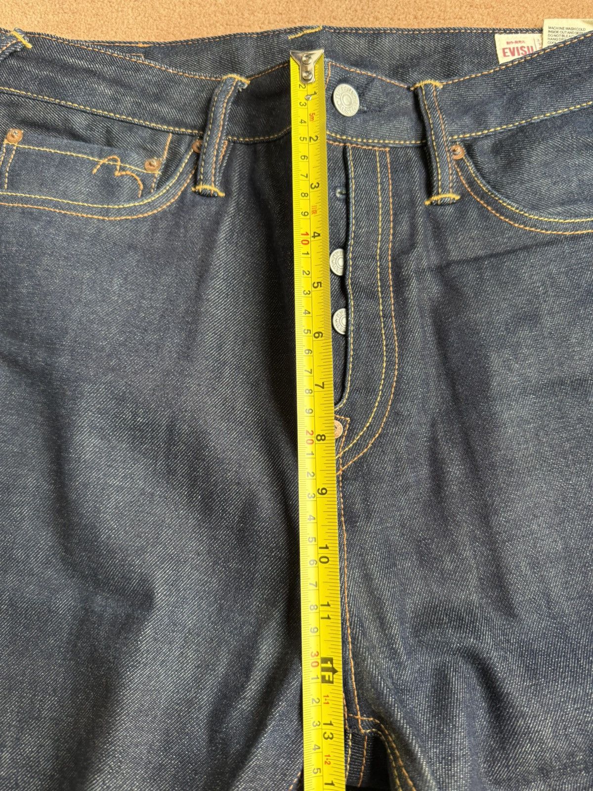Evisu evisu white daicock style denim cropped pants size：32 Size US 32 / EU 48 - 13 Thumbnail