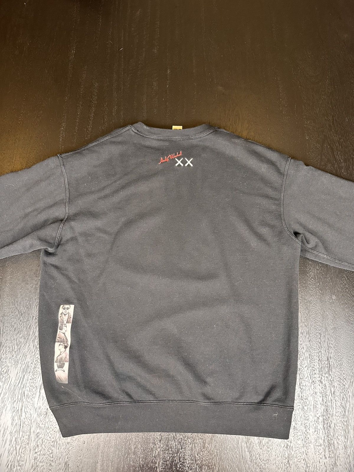 Andy Warhol × Uniqlo Uniqlo x KAWS x Warhol Crewneck — Black w/ Red Graphic (L) Size US L / EU 52-54 / 3 - 4 Thumbnail
