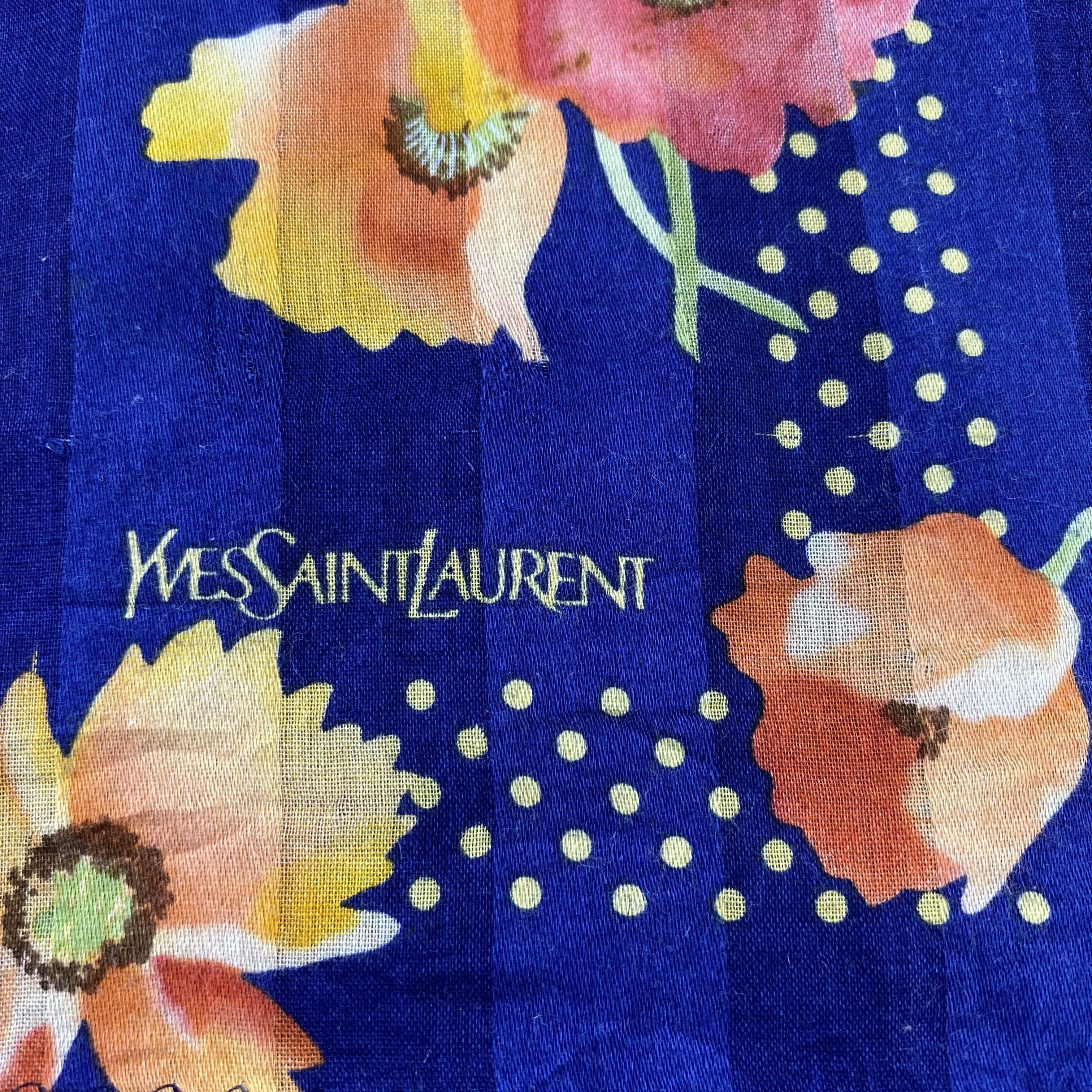 Vintage × Yves Saint Laurent Yves Saint Laurent Handkerchief / Bandana /Neckerchief-B1105 Size ONE SIZE - 5 Thumbnail