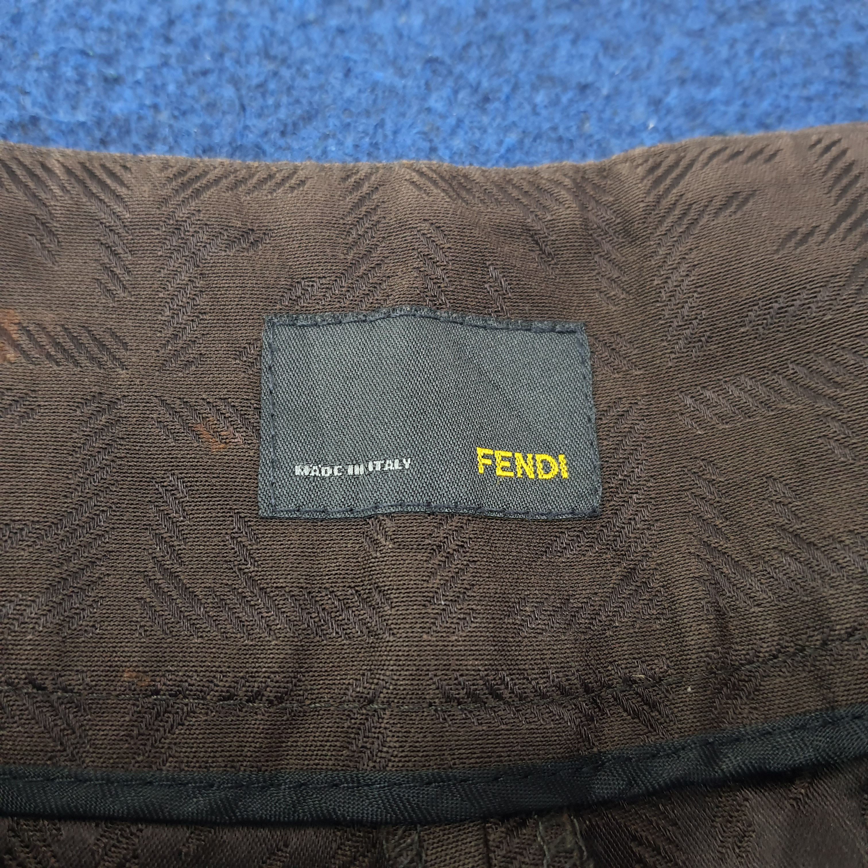Fendi Vintage Fendi Monogram Luxury Pants C258N27 Size 28" / US 6 / IT 42 - 6 Thumbnail