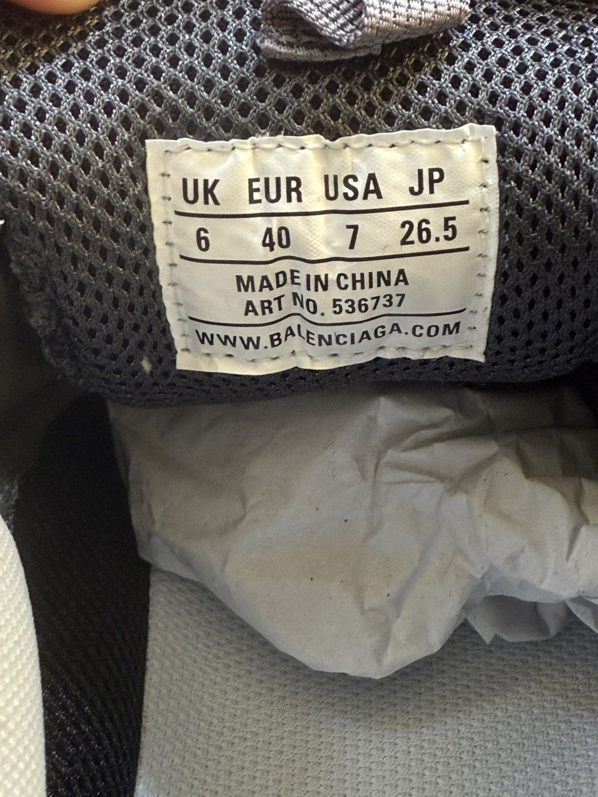 Balenciaga Balenciaga Triple S Grey Size US 7 / EU 40 - 6 Thumbnail