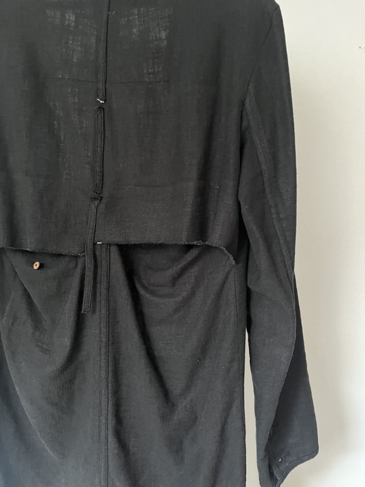 Aleksandr Manamis Aleksandr Manamis Long Linen Avant-Garde Coat Size US M / EU 48-50 / 2 - 13 Thumbnail