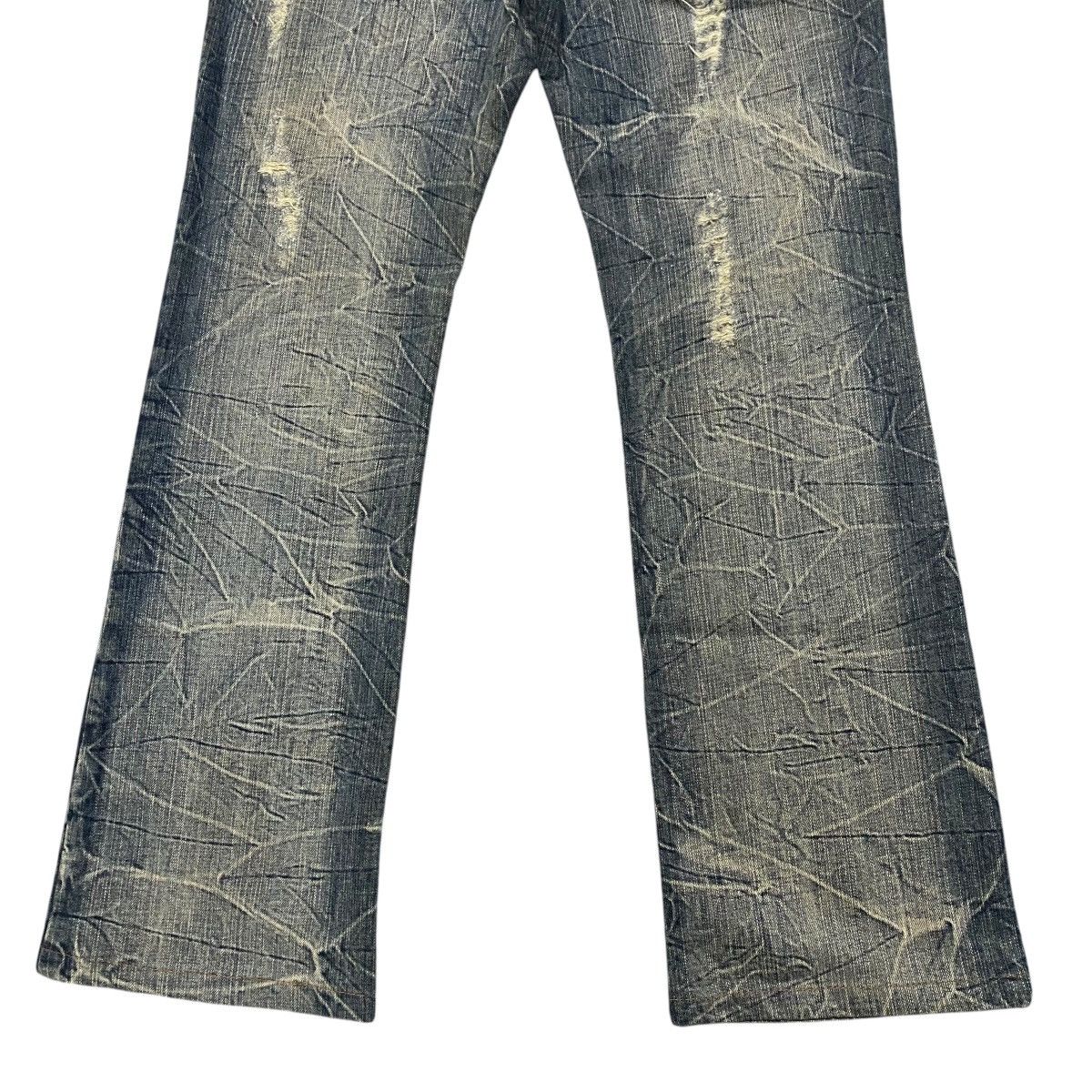 semanticdesign Semantic Design Distressed Denim Flare Jeans Size US 31 - 14 Thumbnail