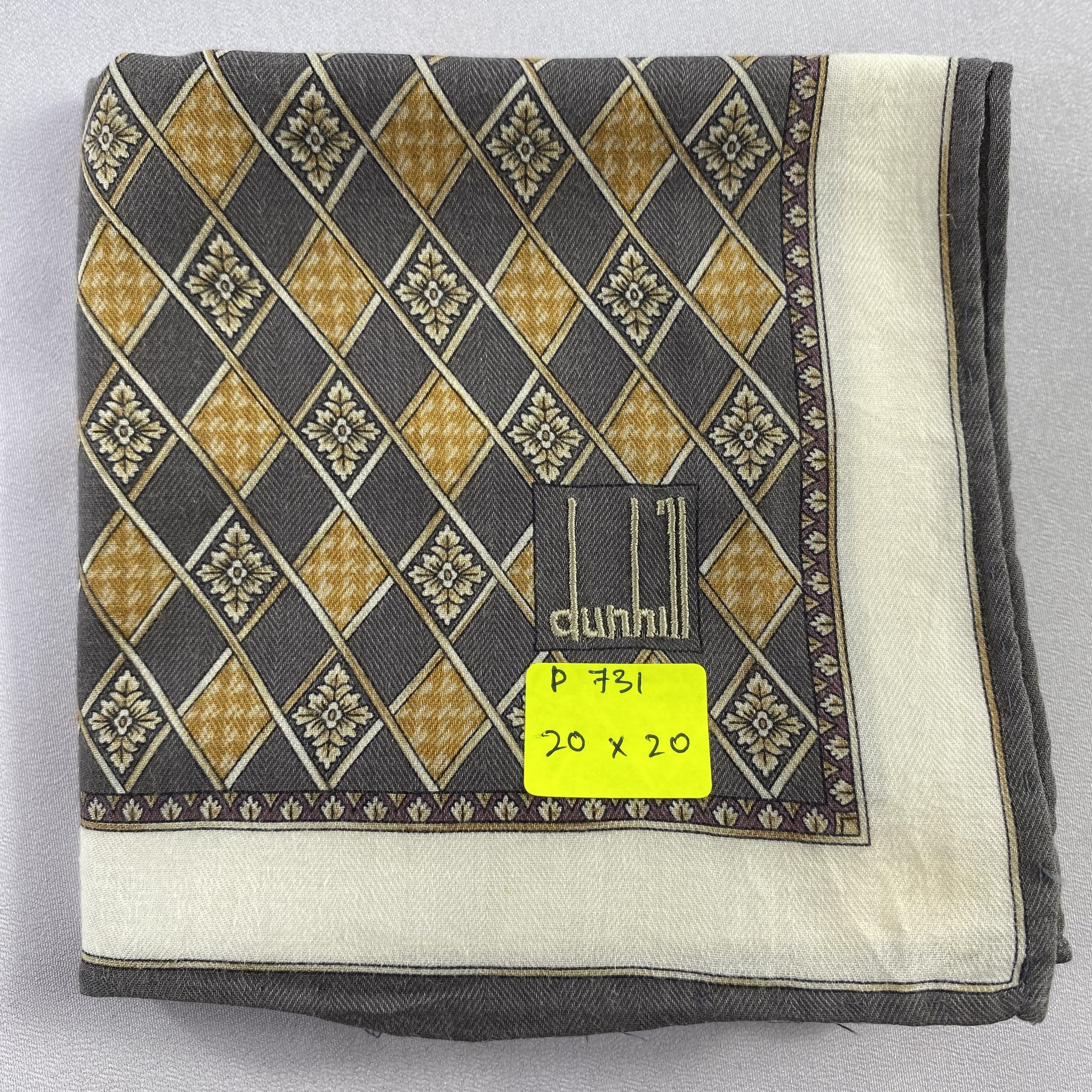 Alfred Dunhill × Vintage Alfred Dunhill Handkerchief / Neckerchief / Bandana-P731 Size ONE SIZE - 8 Thumbnail